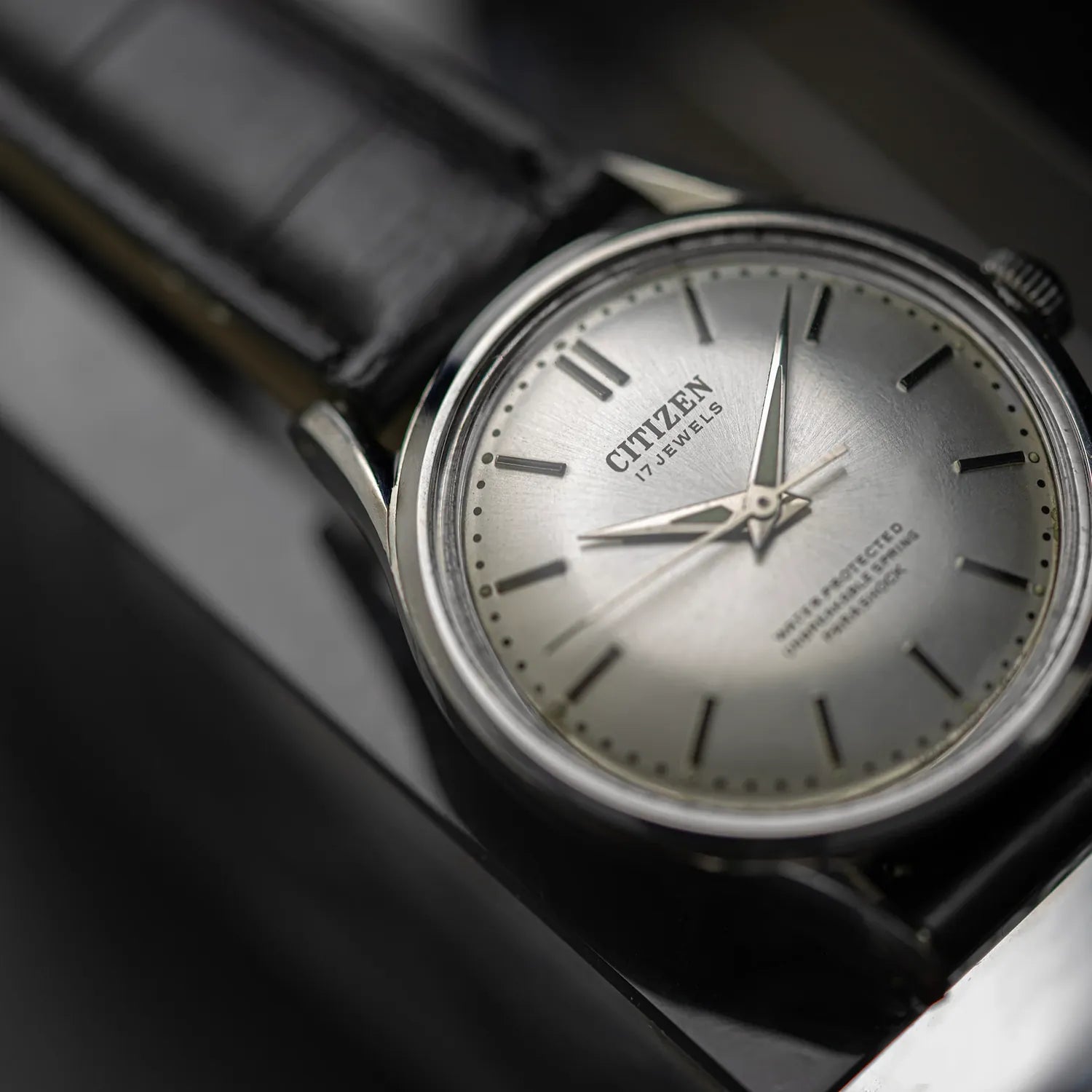 Citizen Men's Dress Watch Ref. 63-5537, Cal. 0201 – dial close-up