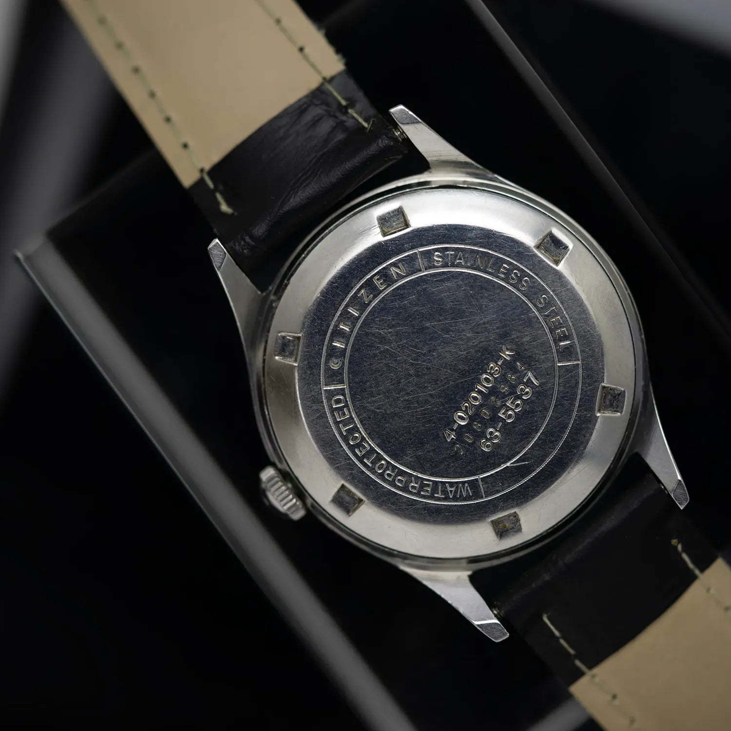 Citizen Men's Dress Watch Ref. 63-5537, Cal. 0201 – movement close-up