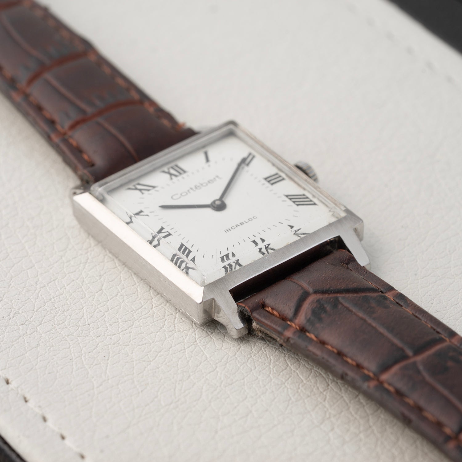 Cortebert Cal. 307 Square Men's Watch, 1970 Case