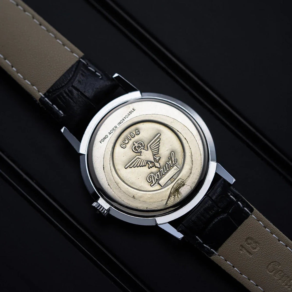 Darwil Luxe, Cal. UT 6325, Vintage Men's Dress Watch – side view