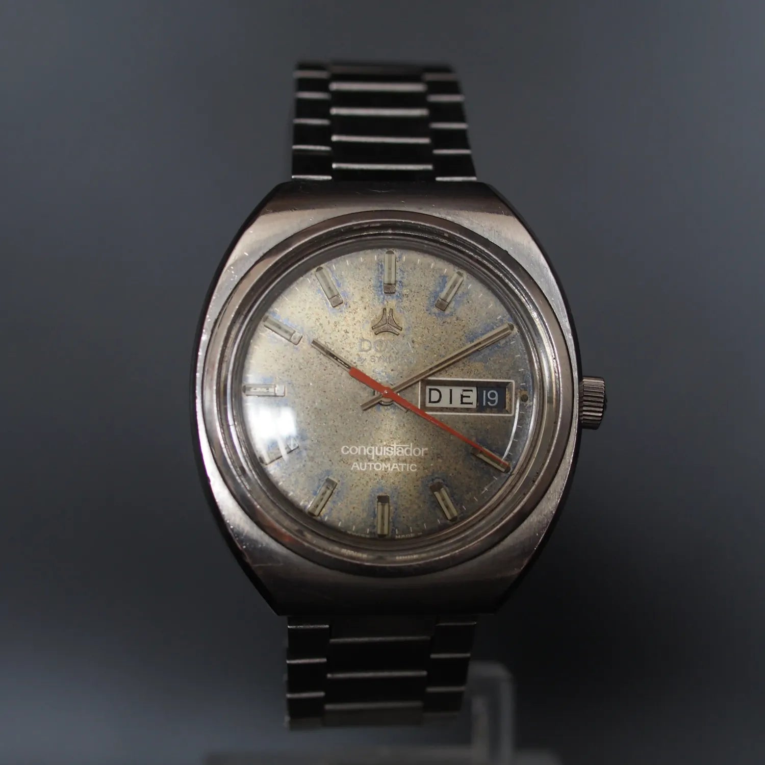 Doxa Conquistador Synchron Automatic, Ref. 34.064 – movement close-up