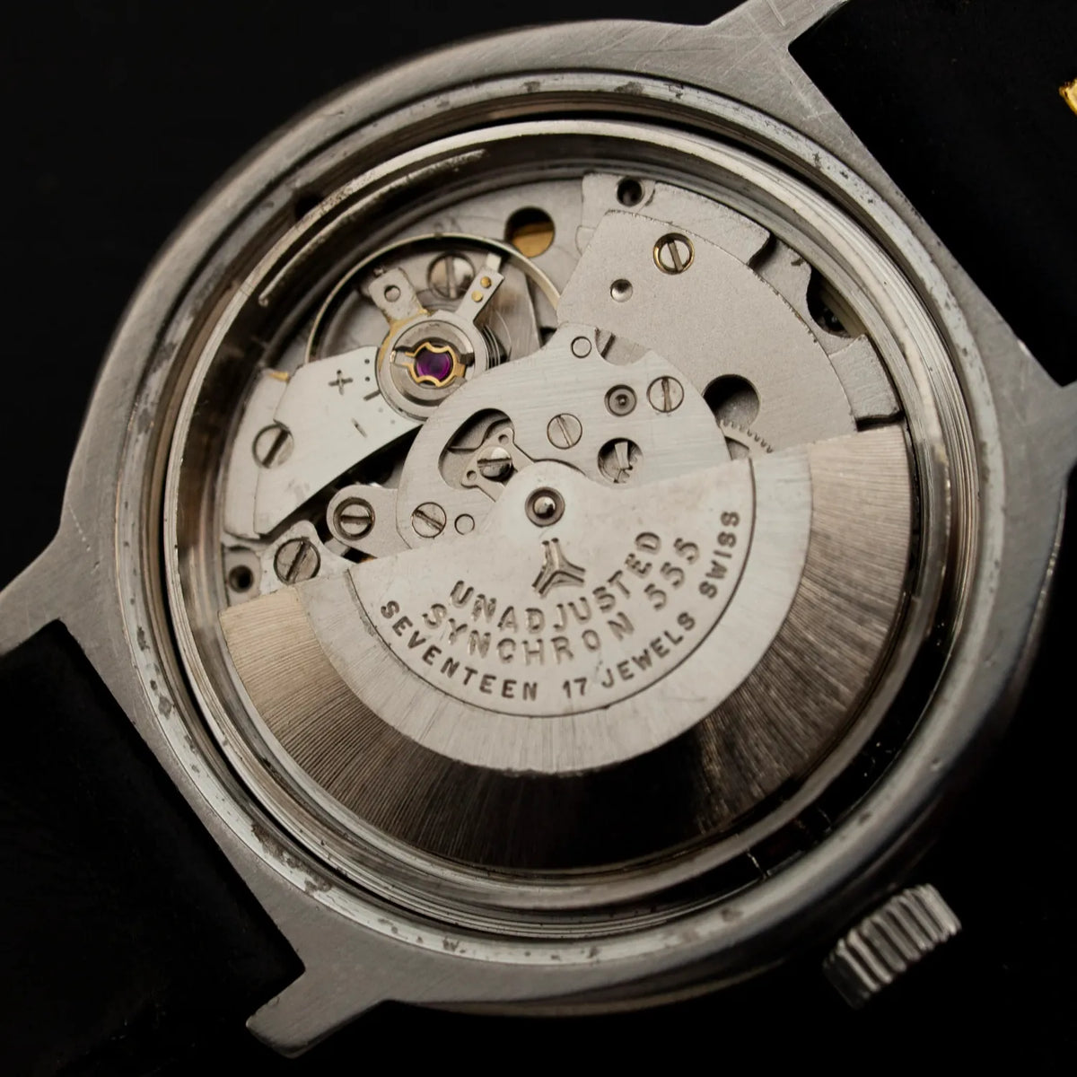 Doxa Conquistador Synchron Automatic, Ref. 555.001.56 – dial close-up