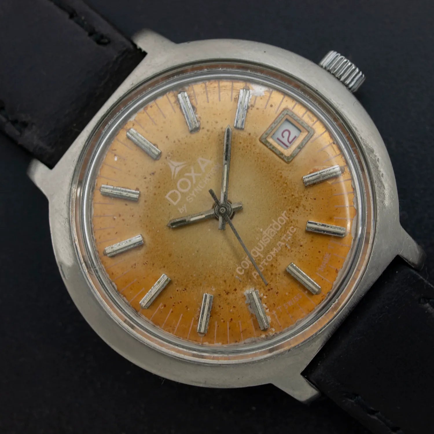 Doxa Conquistador Synchron Automatic, Ref. 555.001.56 – front view