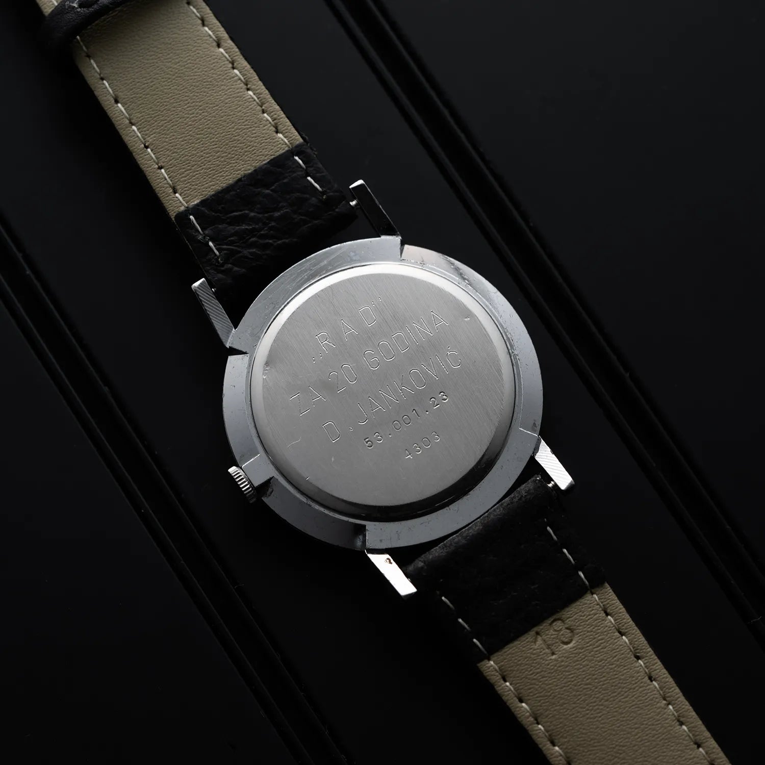 Doxa, Ref. 4303, Cal. 2851 Vintage Dress Men's Watch Case Back