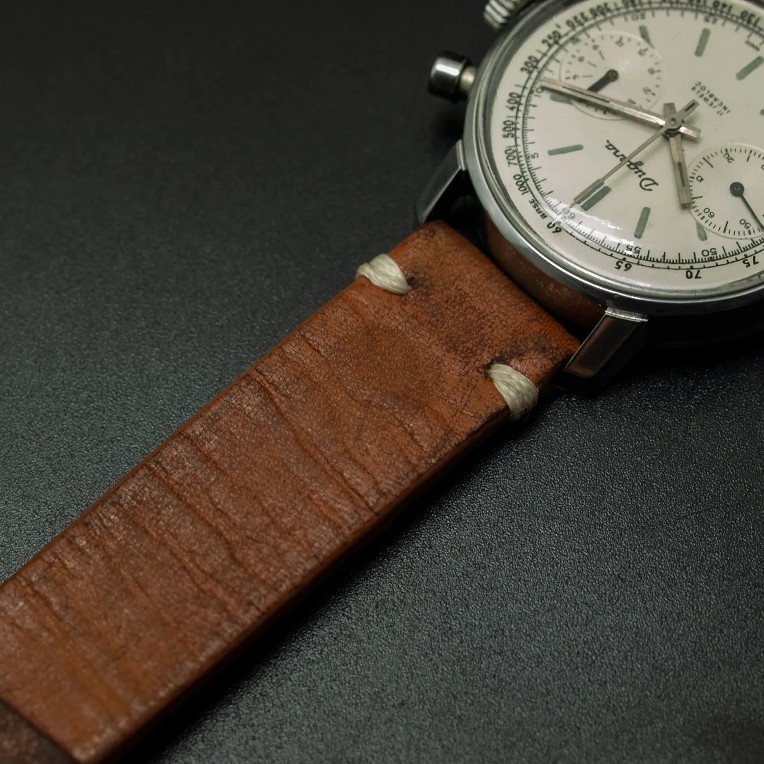 Dugena Chronograph Cal. 7733 – strap detail