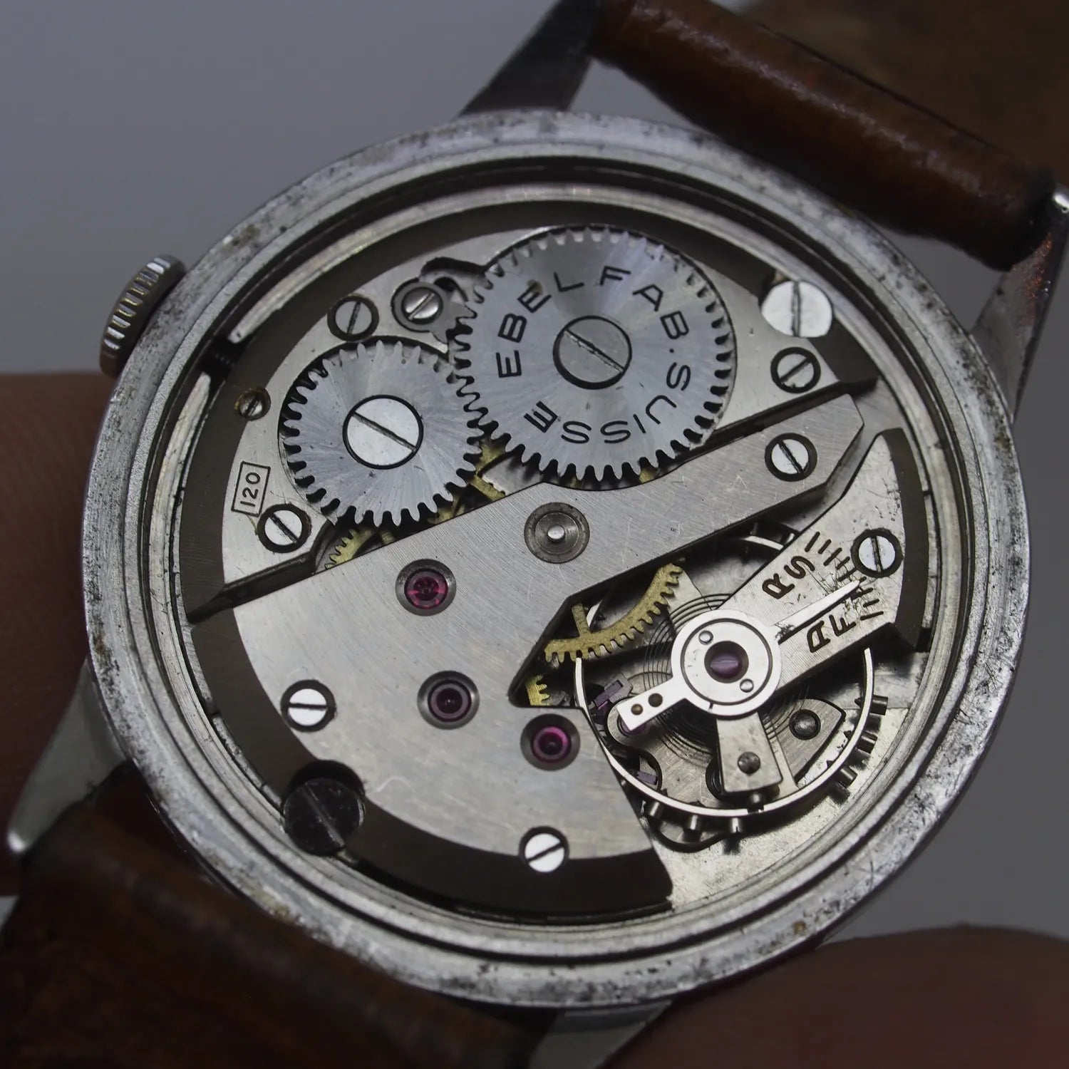 Ebel Ref. 744, Cal. 120 – dial macro detail