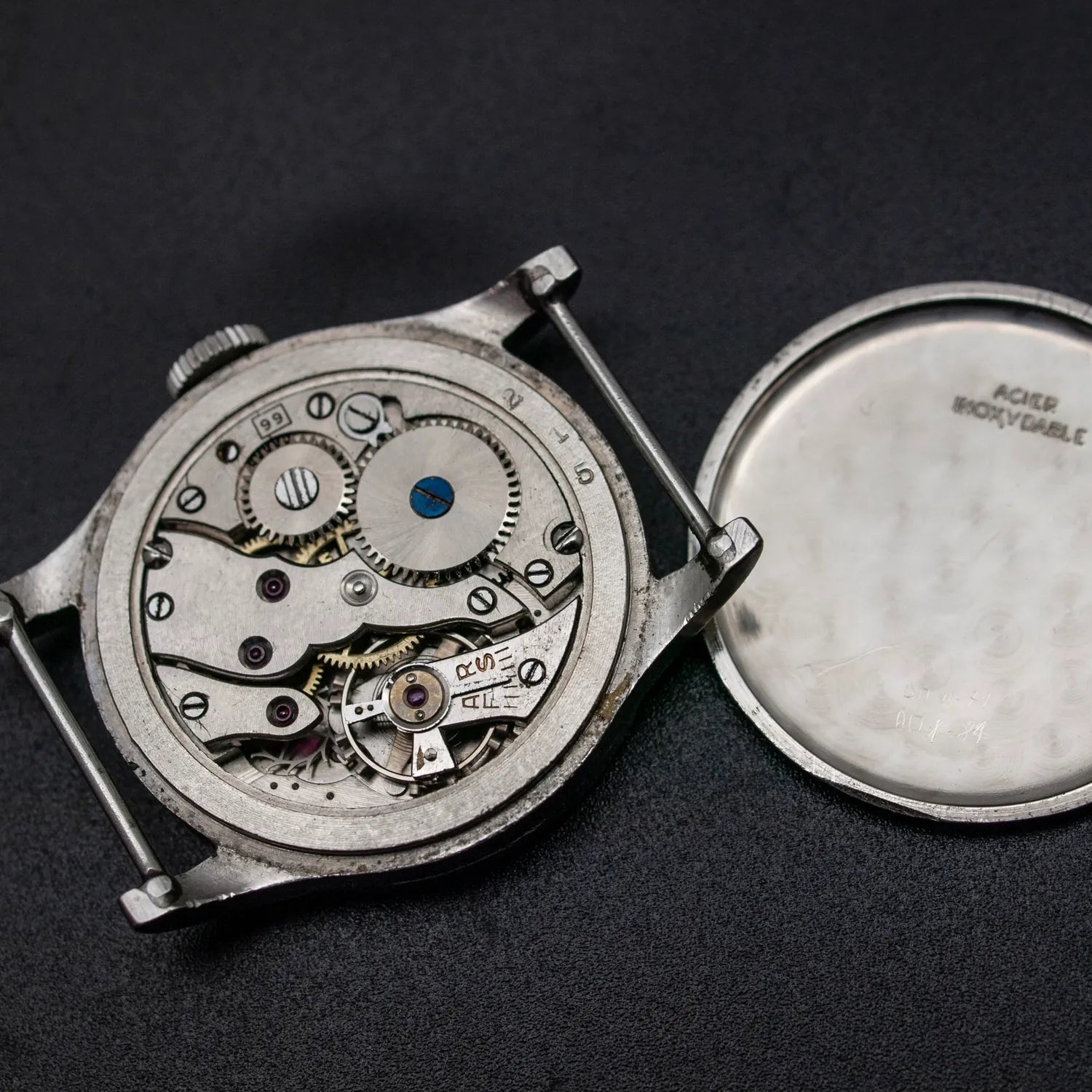 Ebel WW2 Cal. 99 – dial close-up
