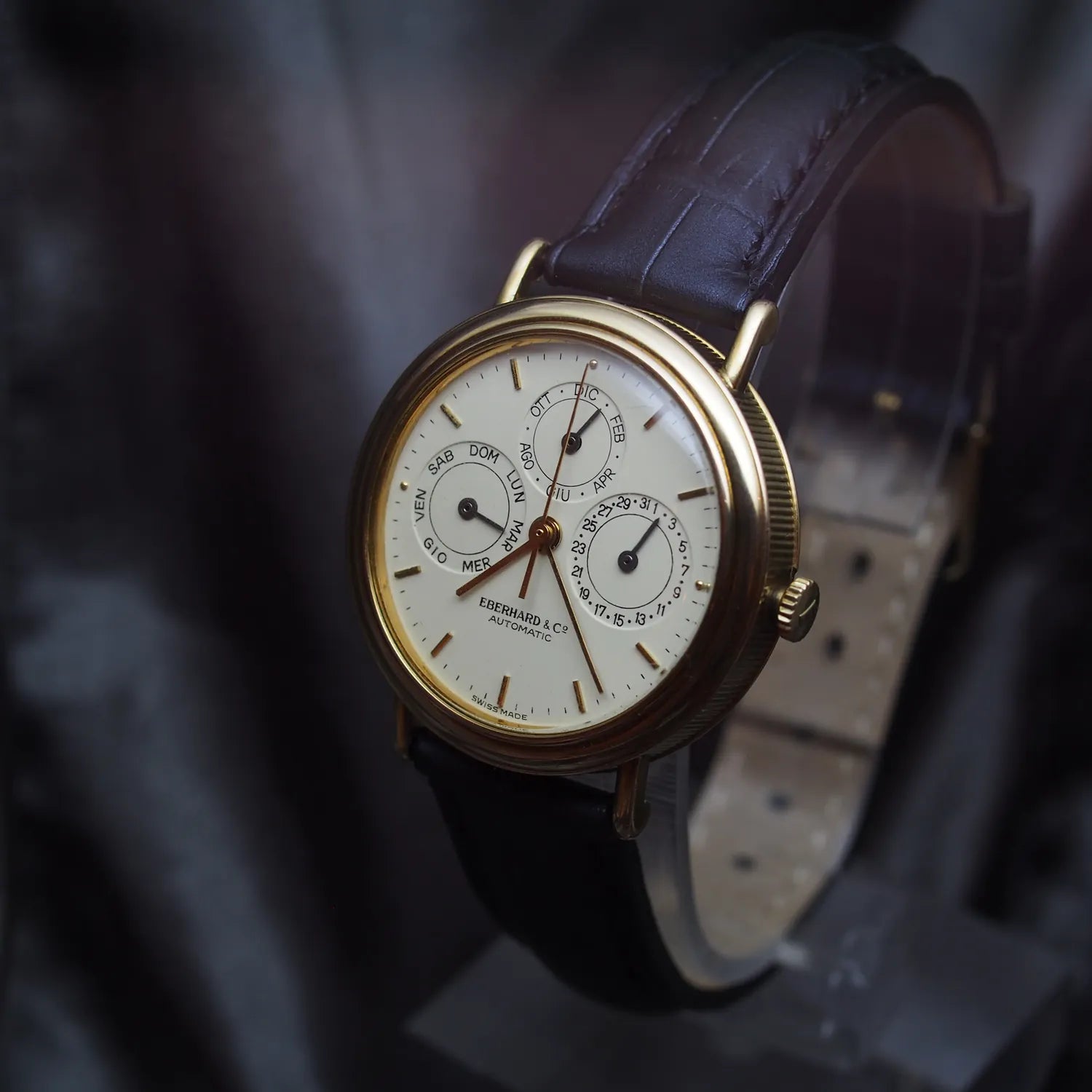 Eberhard And Co. Les Quantiemes Ref. 36012. Annual Calendar – movement close-up