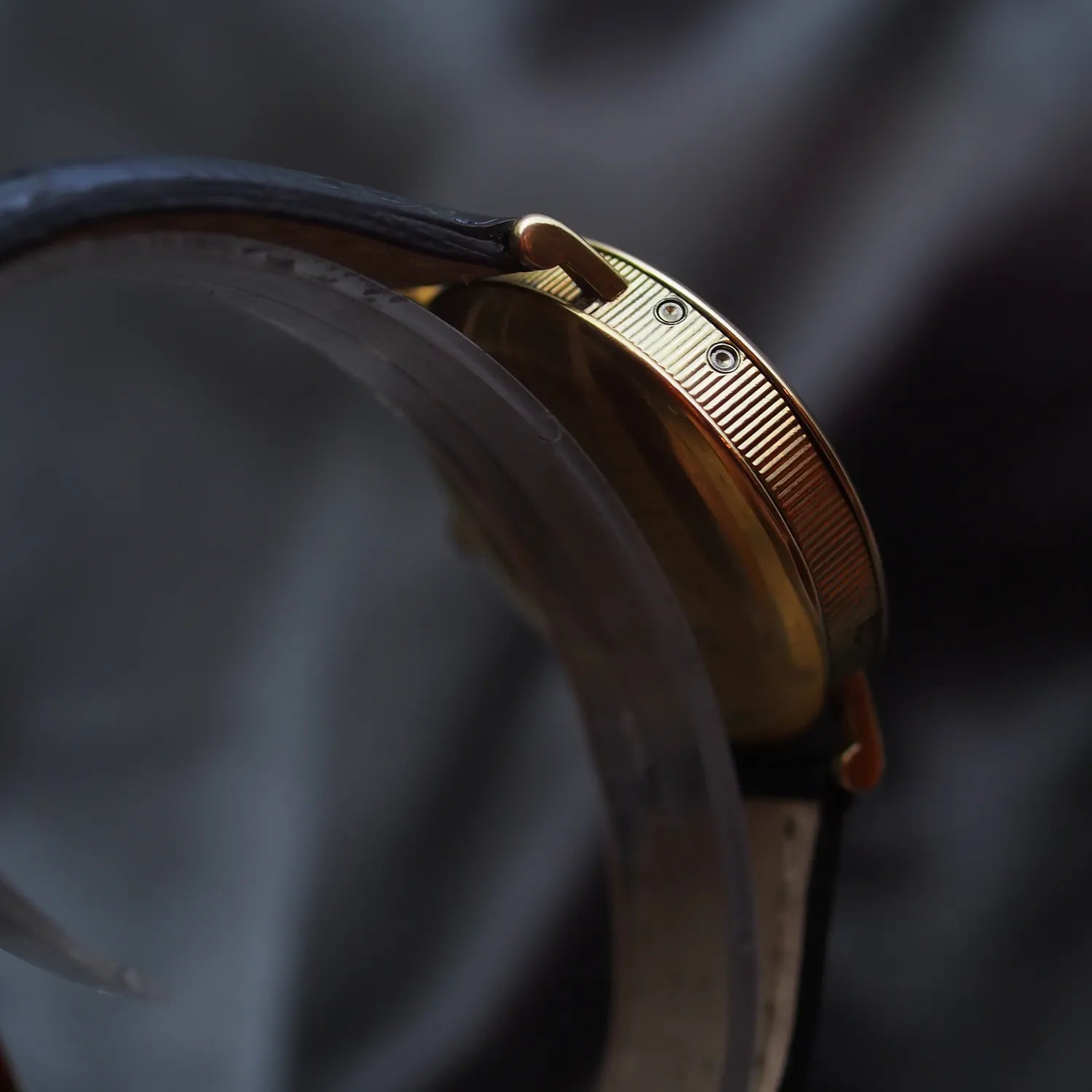 Eberhard And Co. Les Quantiemes Ref. 36012. Annual Calendar – crown detail
