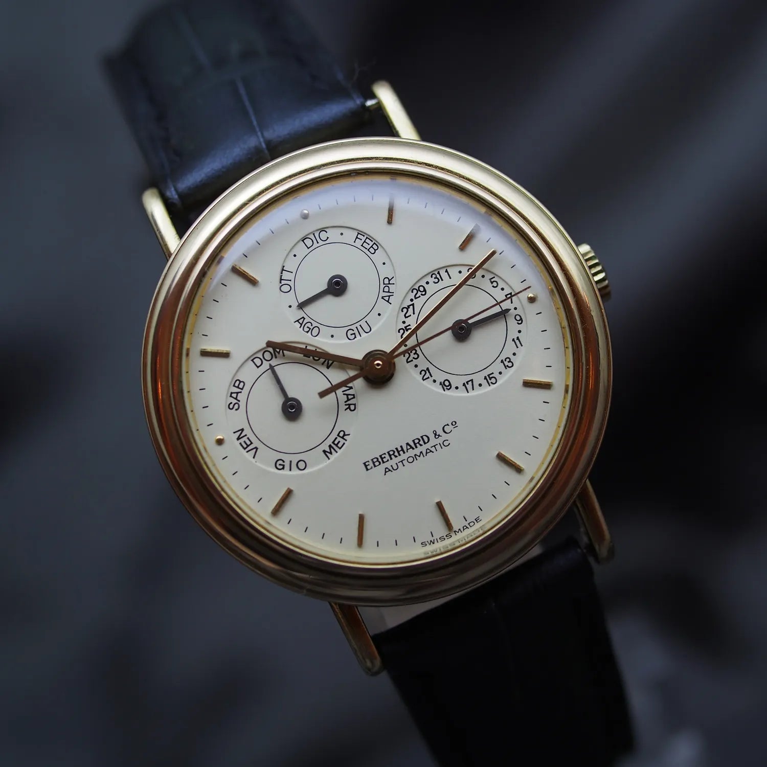 Eberhard And Co. Les Quantiemes Ref. 36012. Annual Calendar – front view