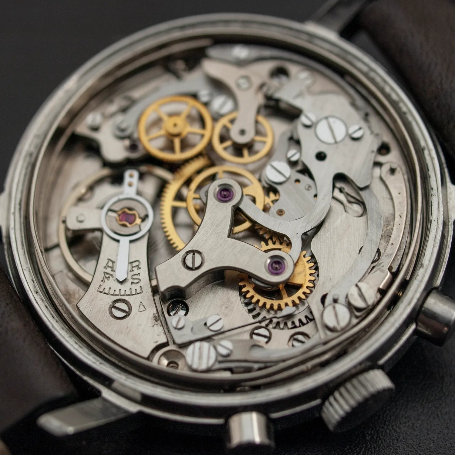 Edma Chronograph Cal. 7733 – dial macro detail