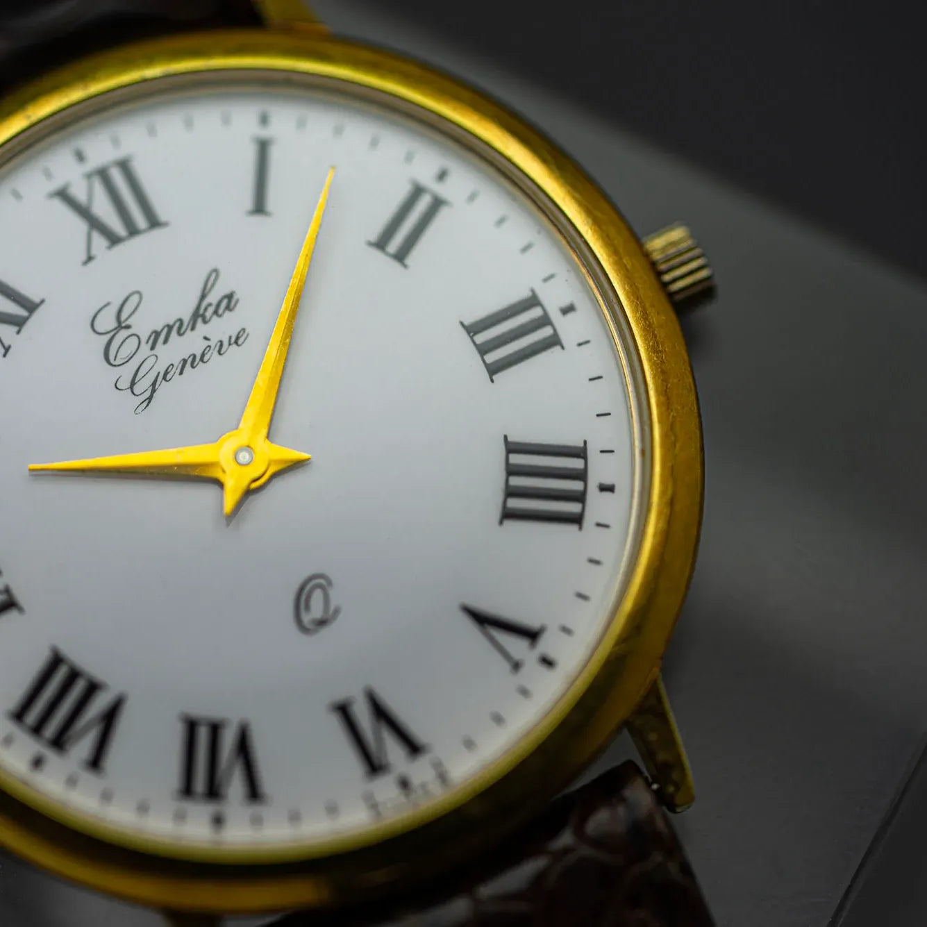 Emka Geneve Cal. PUW 5100 – dial close-up