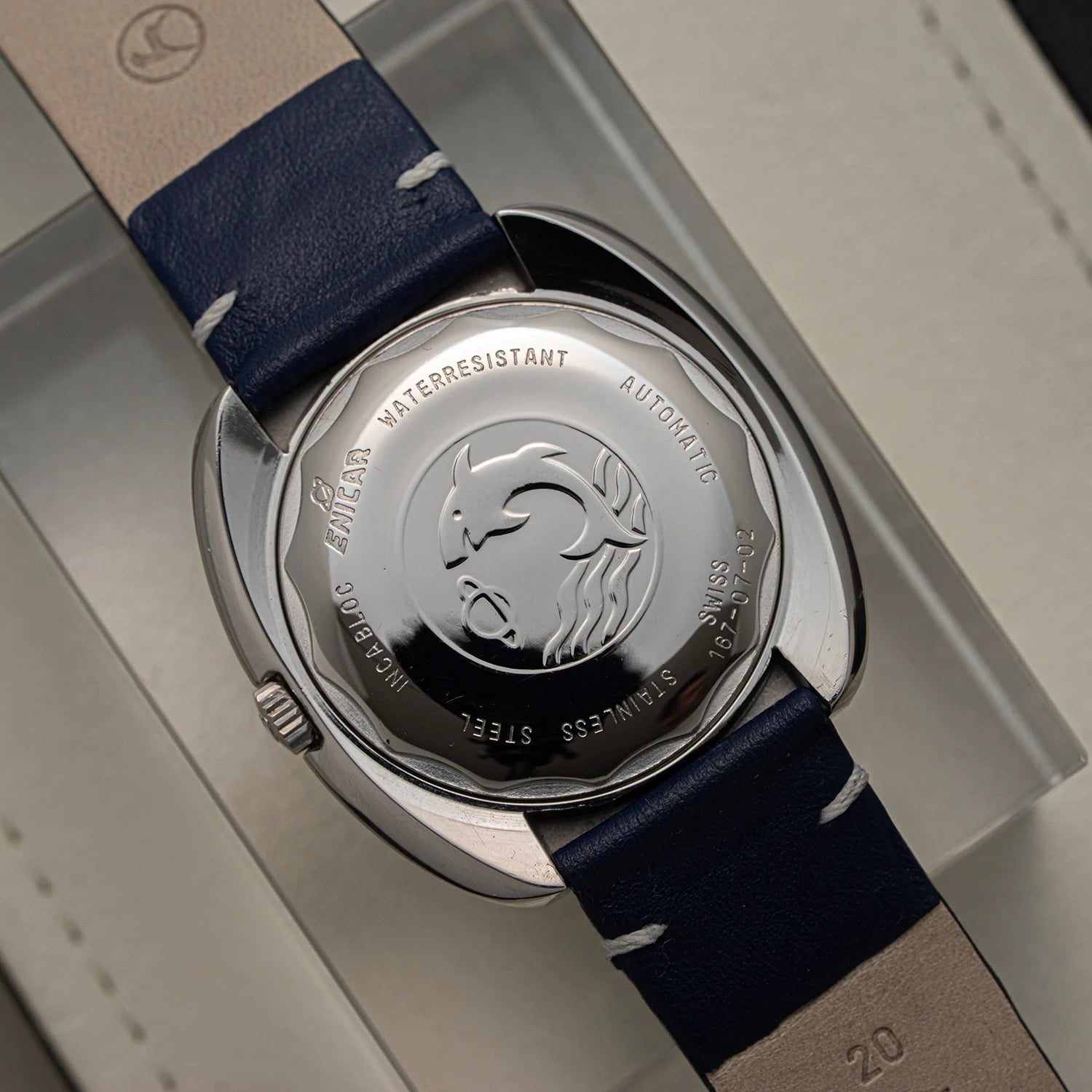 Enicar, Ref. 167-07-02, Cal. AR 167, Men’s Watch Caseback