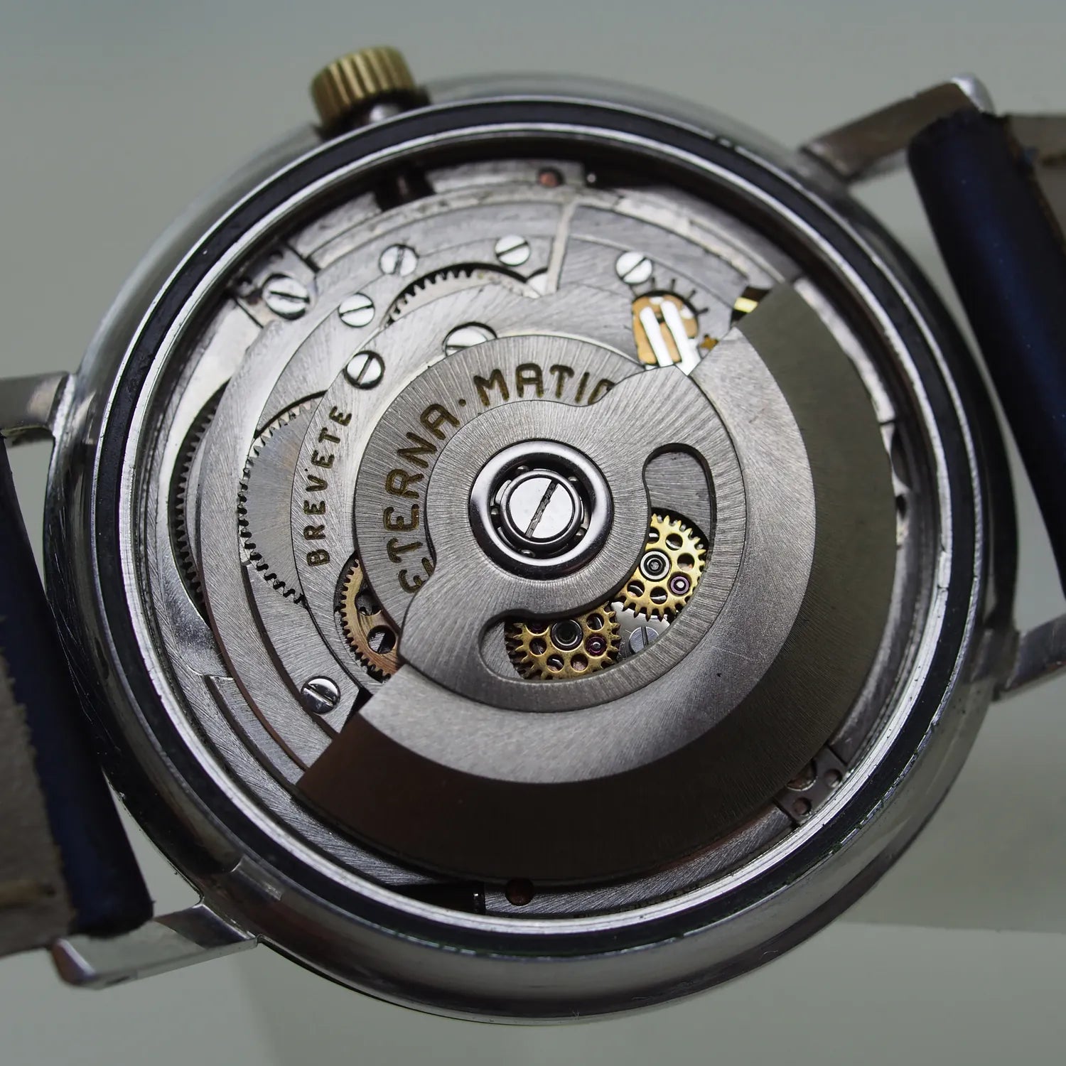 Eterna-Matic Centenaire "61", Automatic – dial close-up