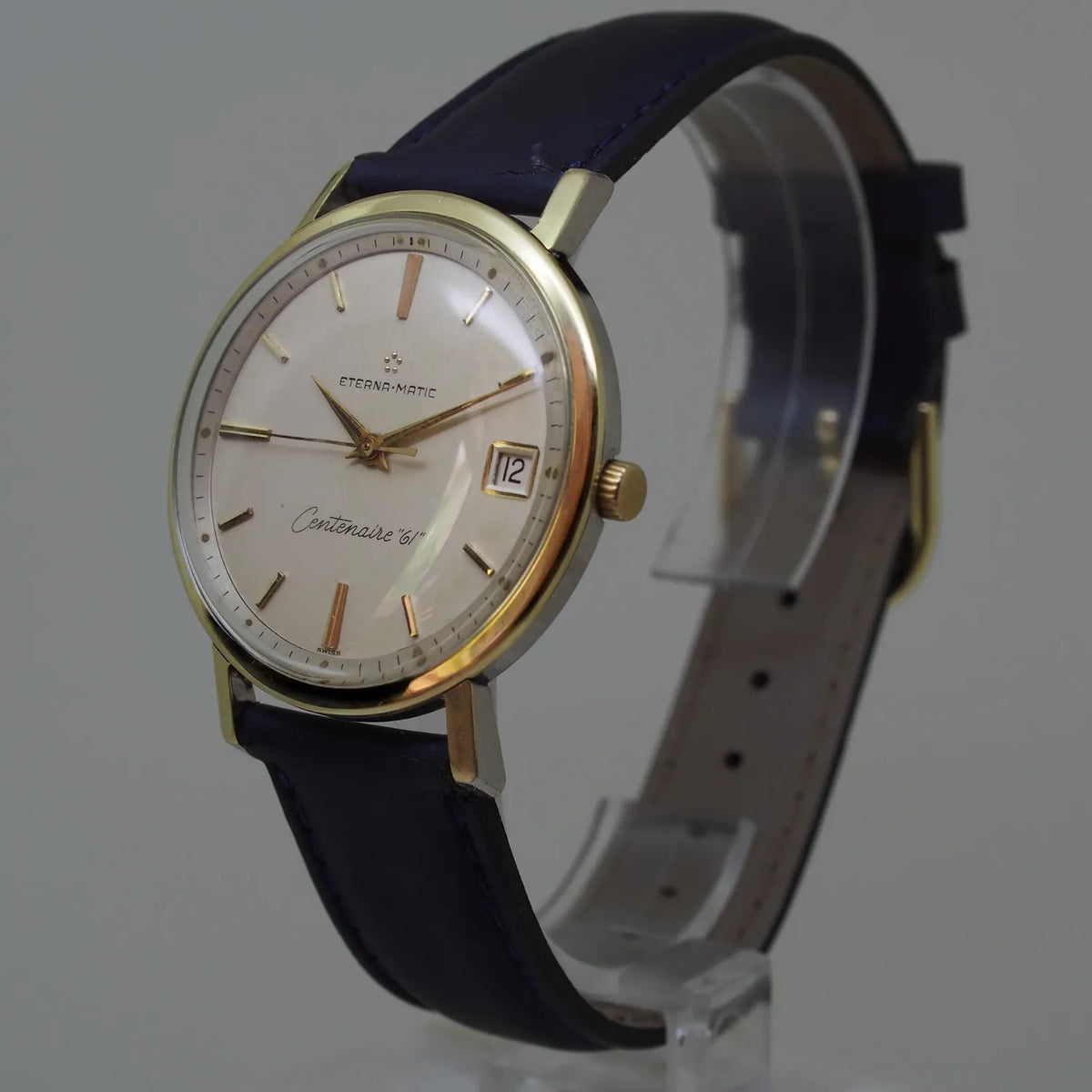 Eterna マチック希少Centenaire '61 デイトATメンズ腕時計 Eterna-Matic Centenaire 