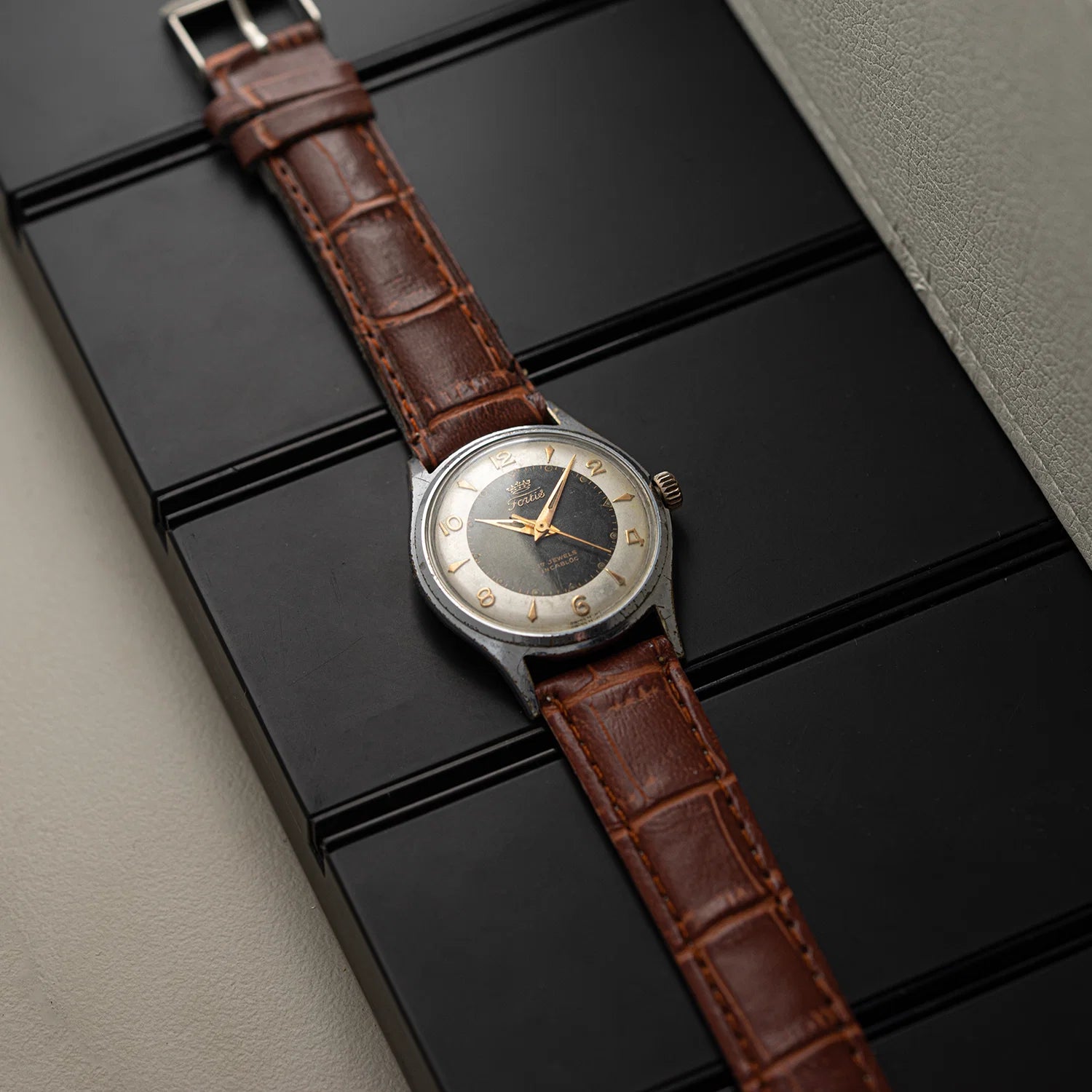 Fortis, Ref. 2127, Cal. ETA 1080, Men’s Manual Wind, 1958 top view
