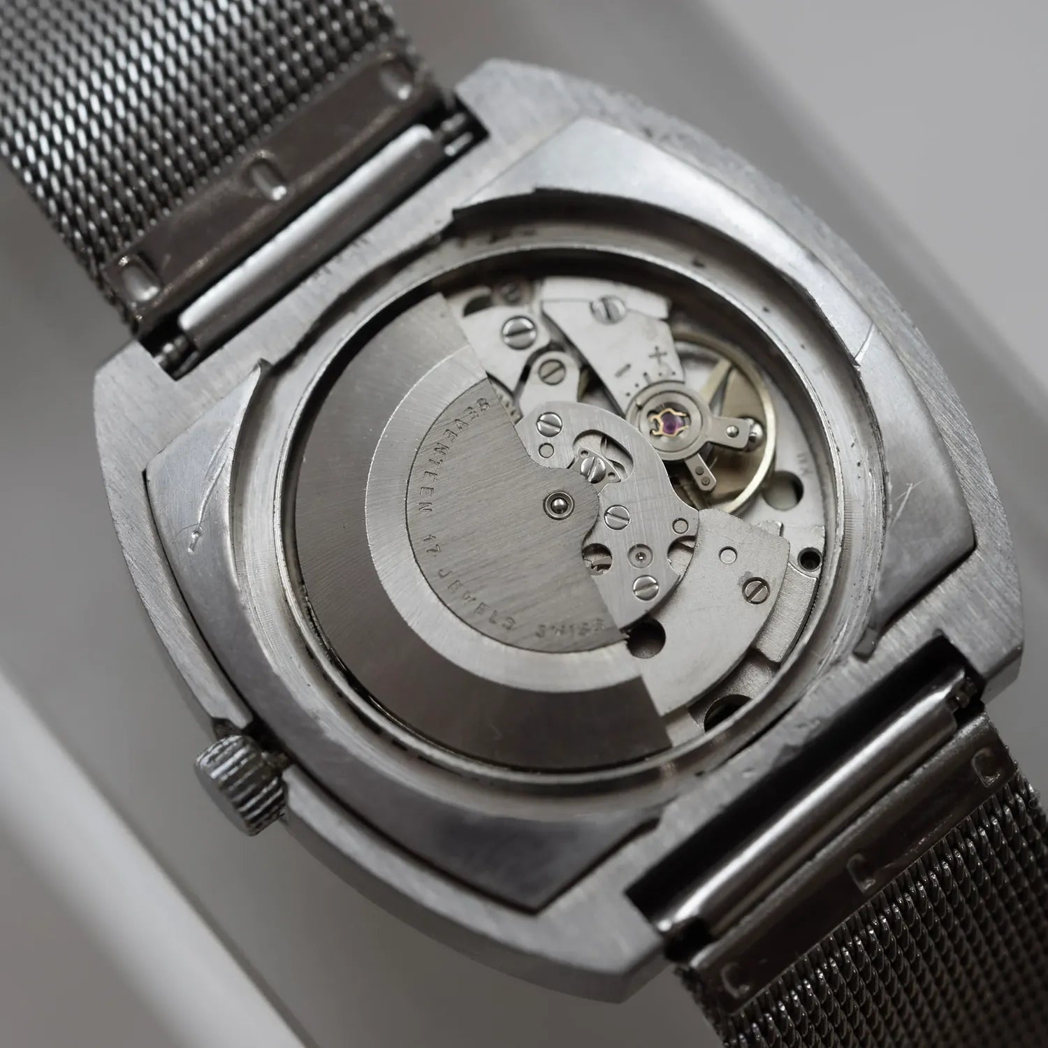 Gallet Jules Racine Cal. AS 2066 Automatic Men's Watch – movement close-up