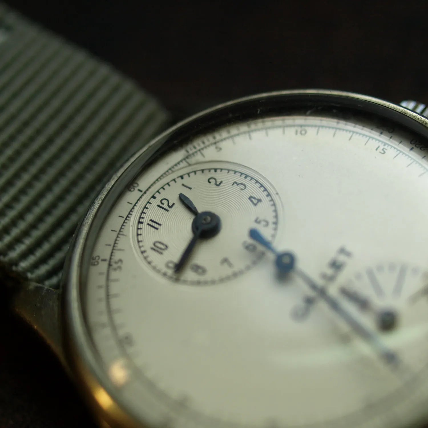 Gallet MultiChron Regulator Chronograph – side view alternative angle