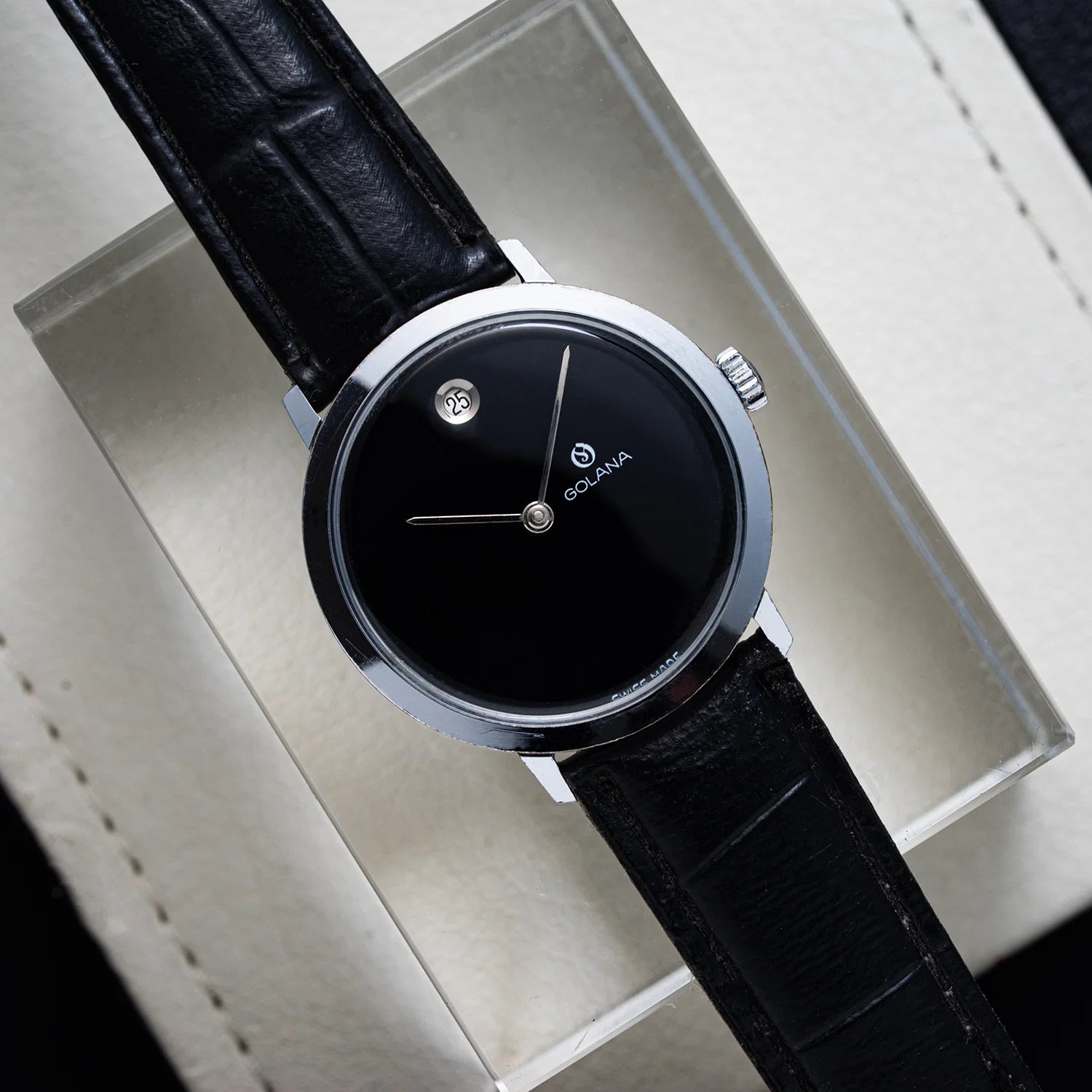 Golana, Cal. Peseux 7046, Manual Wind Vintage Watch, 1976