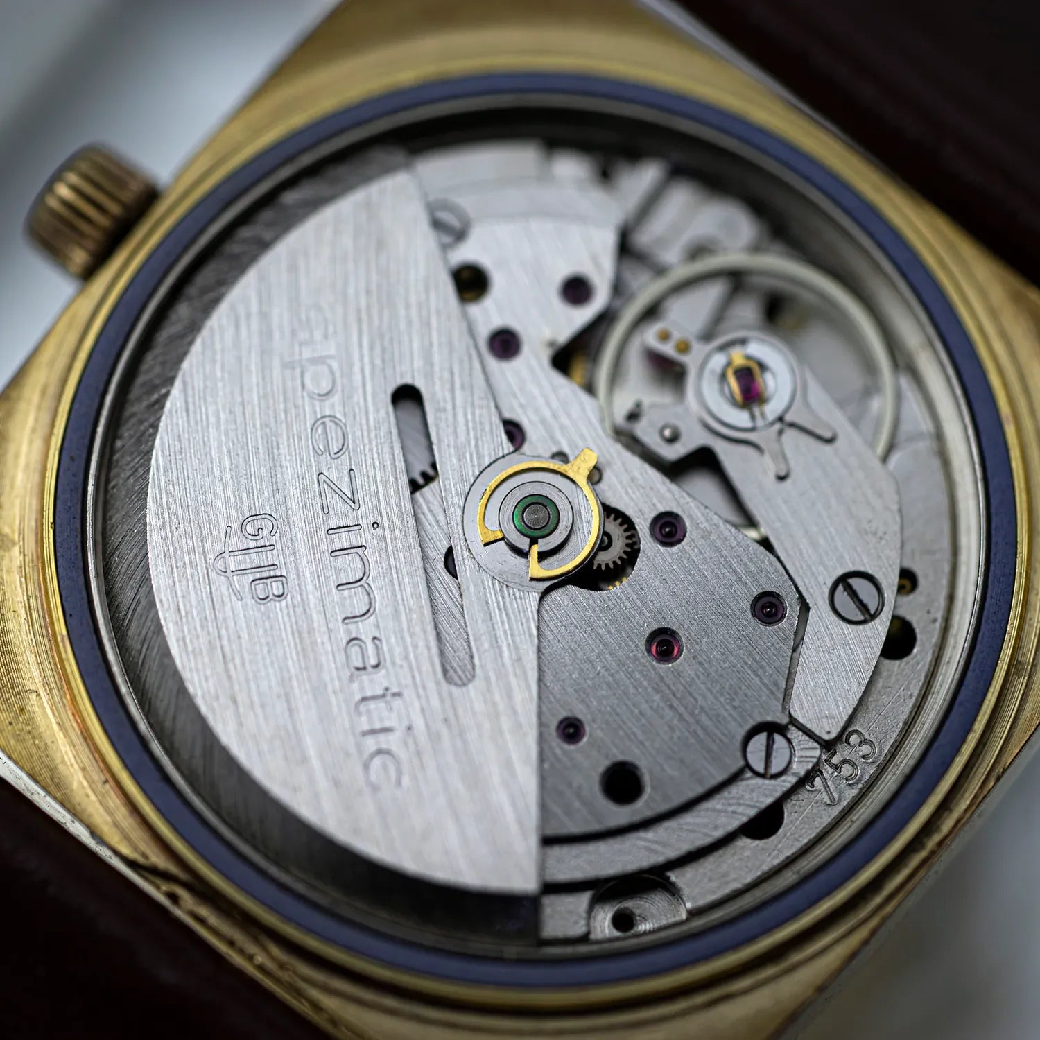 Gub Glashutte Spezimatic NVA Special Edition Cal. 75 – dial close-up