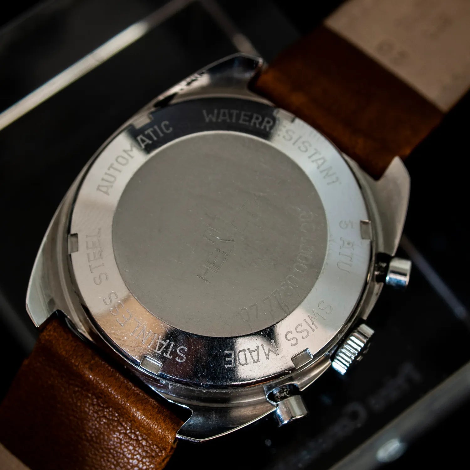 Helvetia Chronograph Ref.07.7750.0001.30, Cal. 7750 – movement close-up