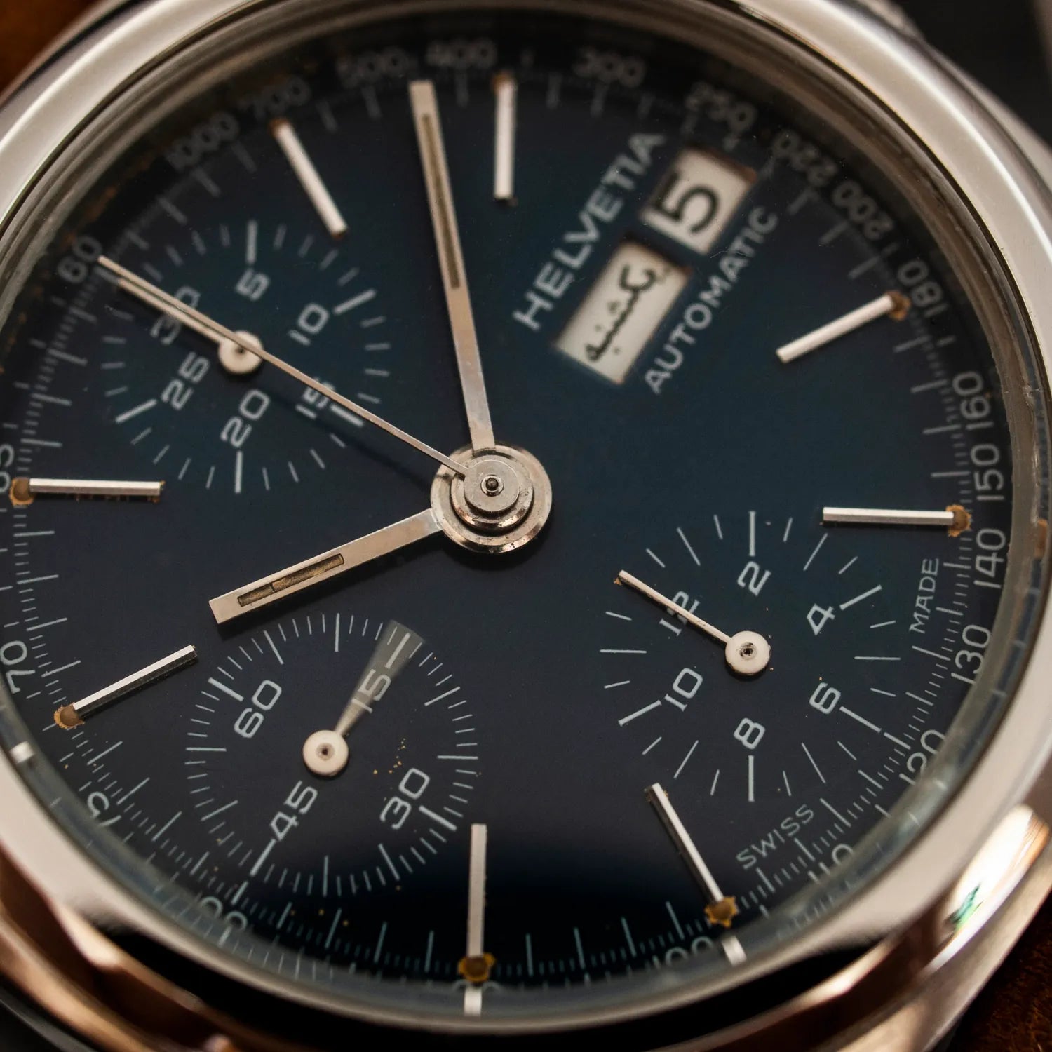 Helvetia Chronograph Ref.07.7750.0001.30, Cal. 7750 – front view