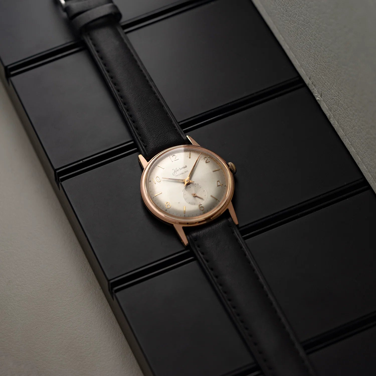 Herma, Cal. FE 233-60, Men’s Manual Wind Vintage Watch, 1962