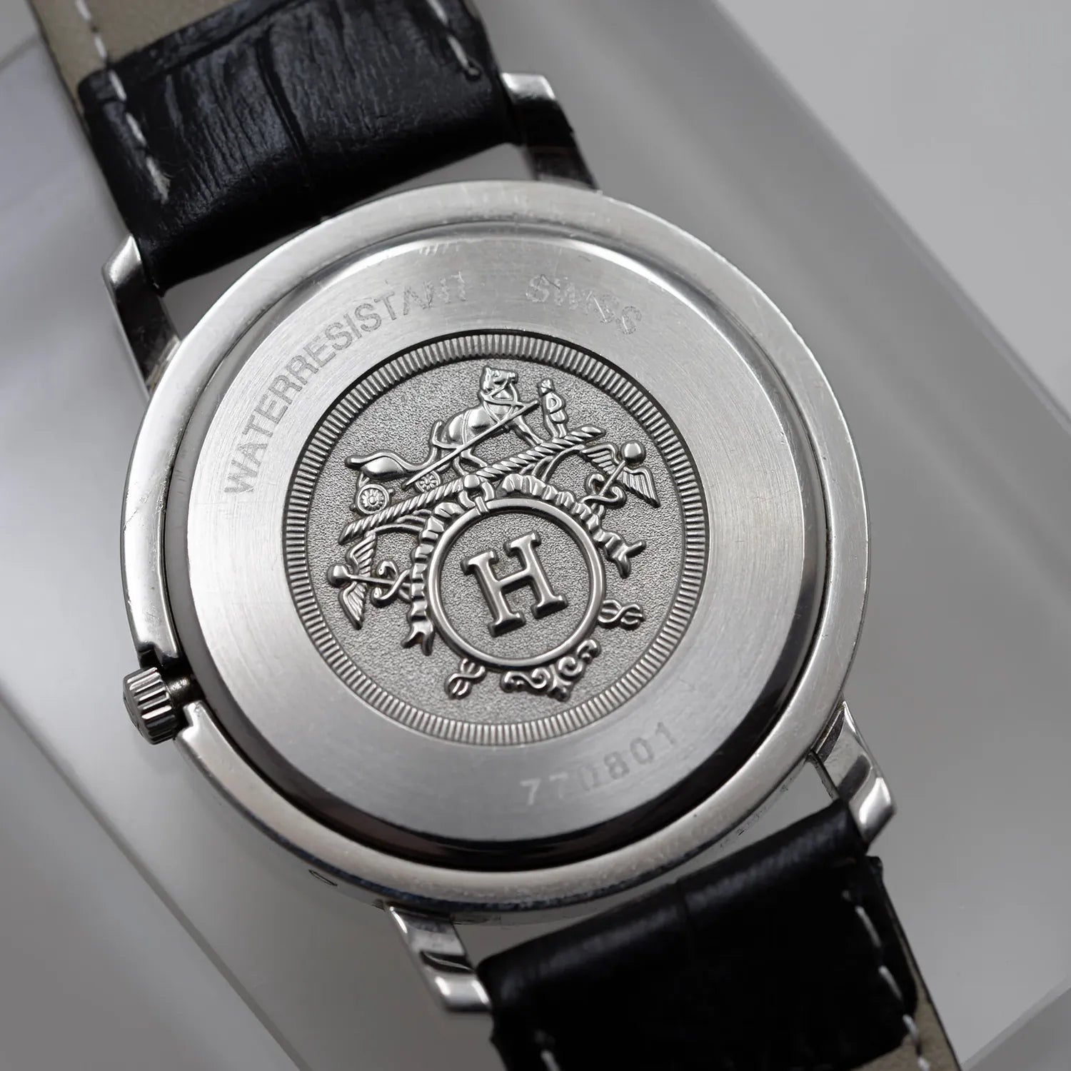 Hermes Paris Clipper Watch – side view