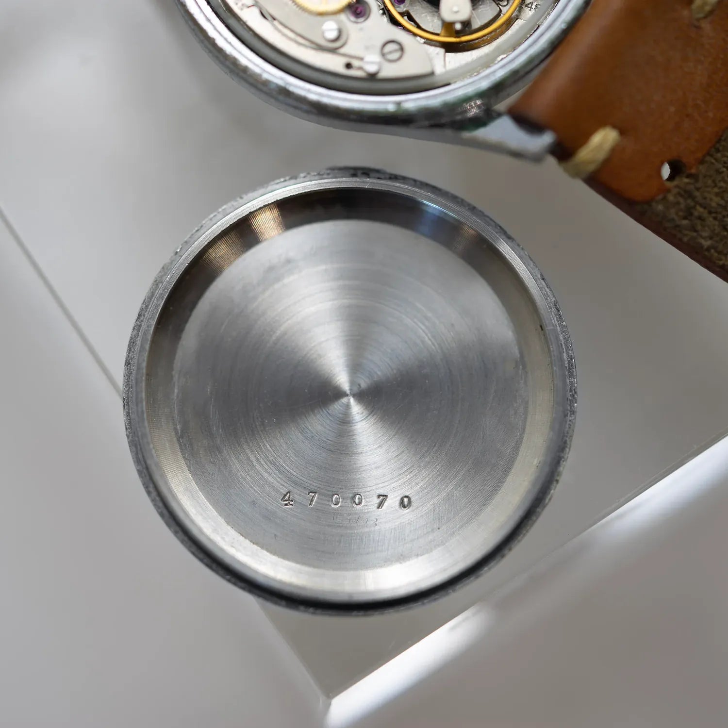 Heuer Leonidas Pre Carrera Landeron 248 – movement close-up