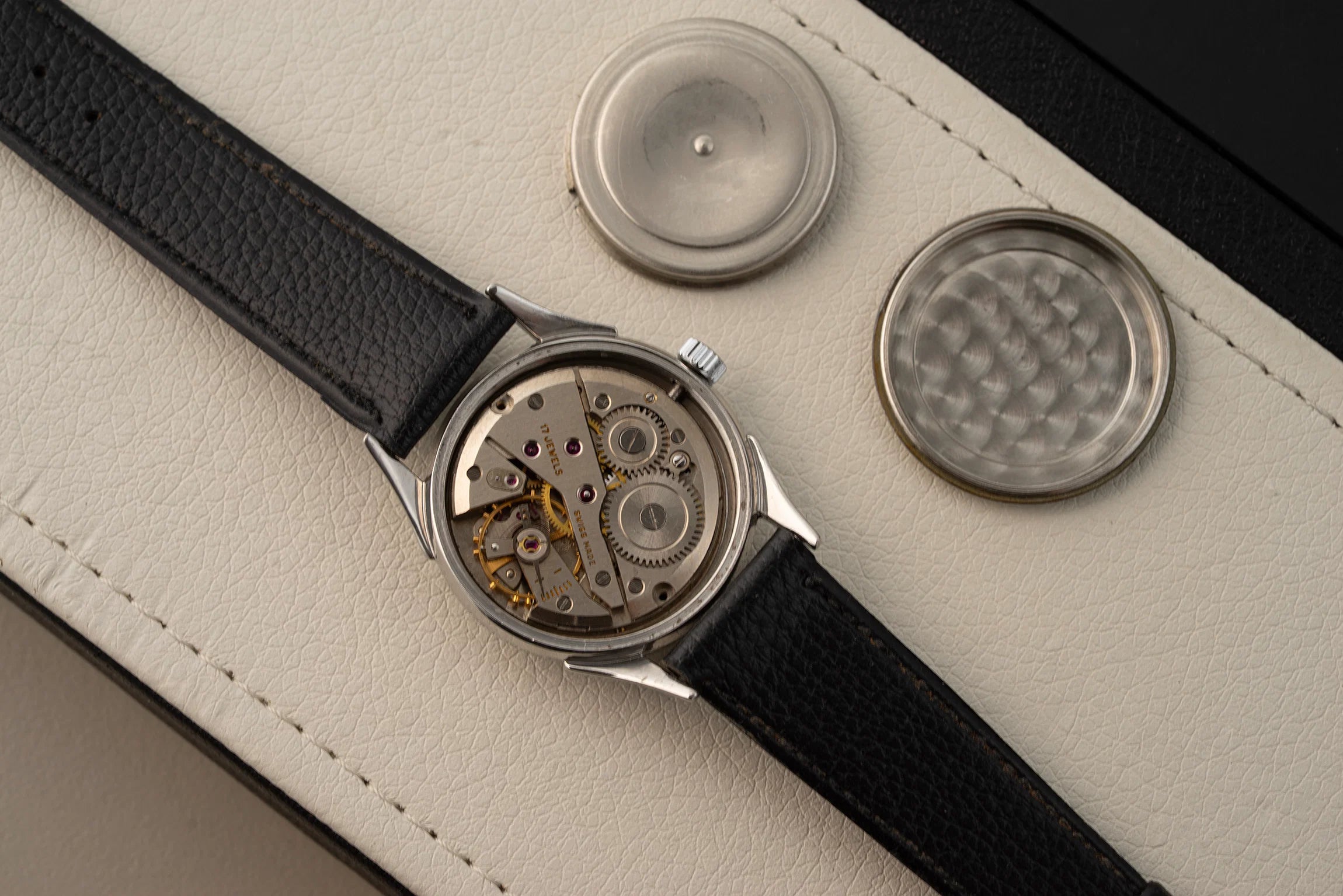 Huguenin, Cal. AS 1203, Men’s Manual Wind Vintage Watch, 1956