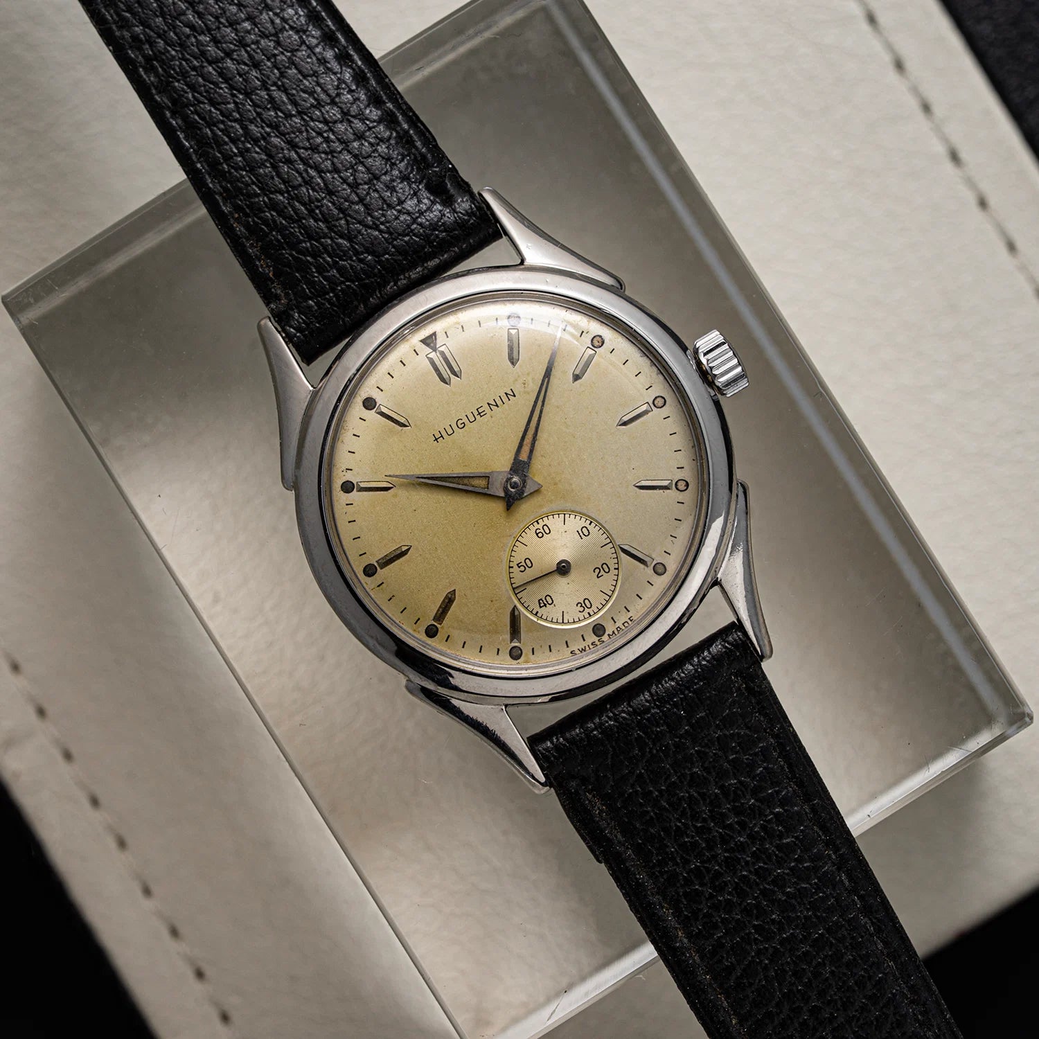 Huguenin, Cal. AS 1203, Men’s Manual Wind Vintage Watch, 1956