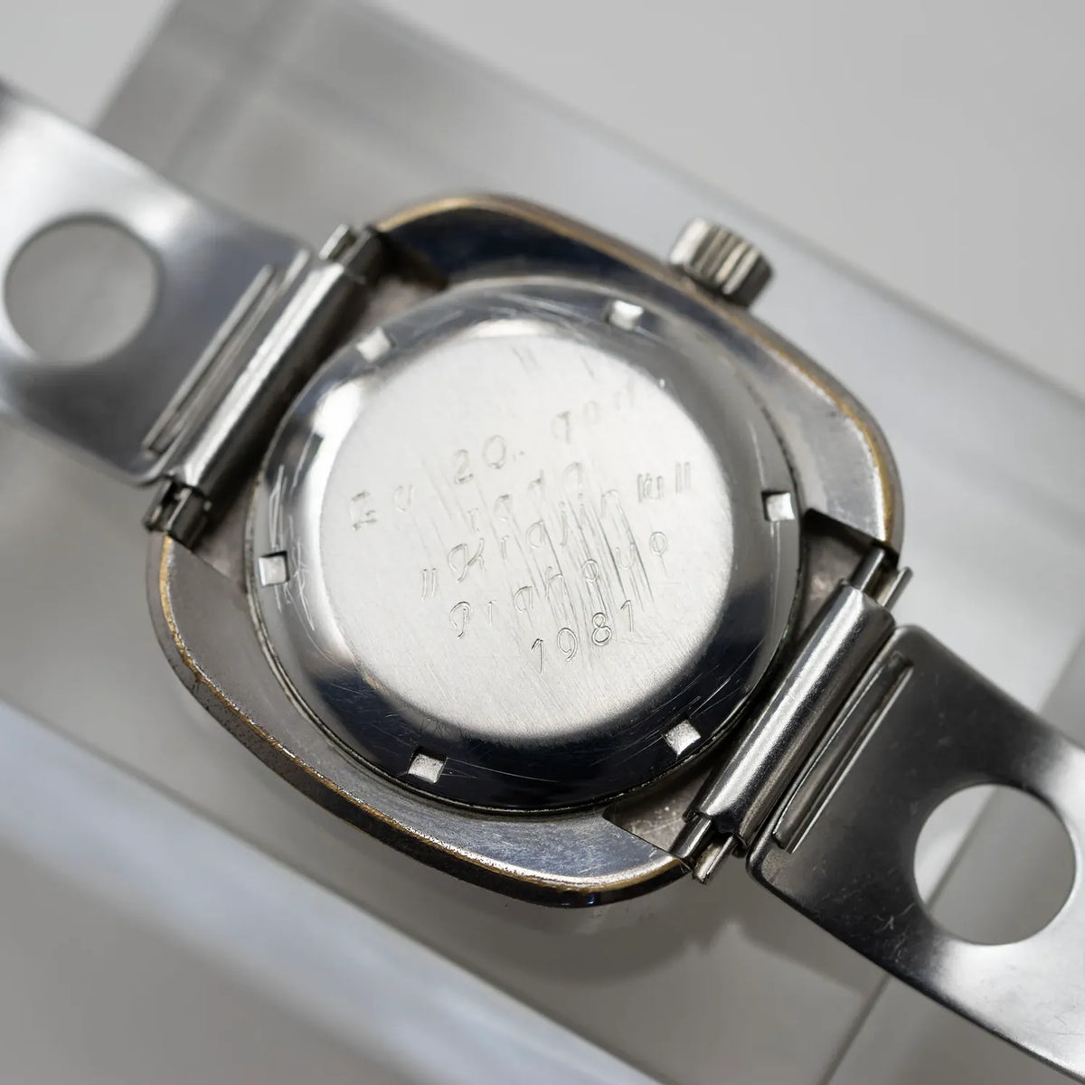 Lanco Diver Automatic Vintage Men's Watch – side view