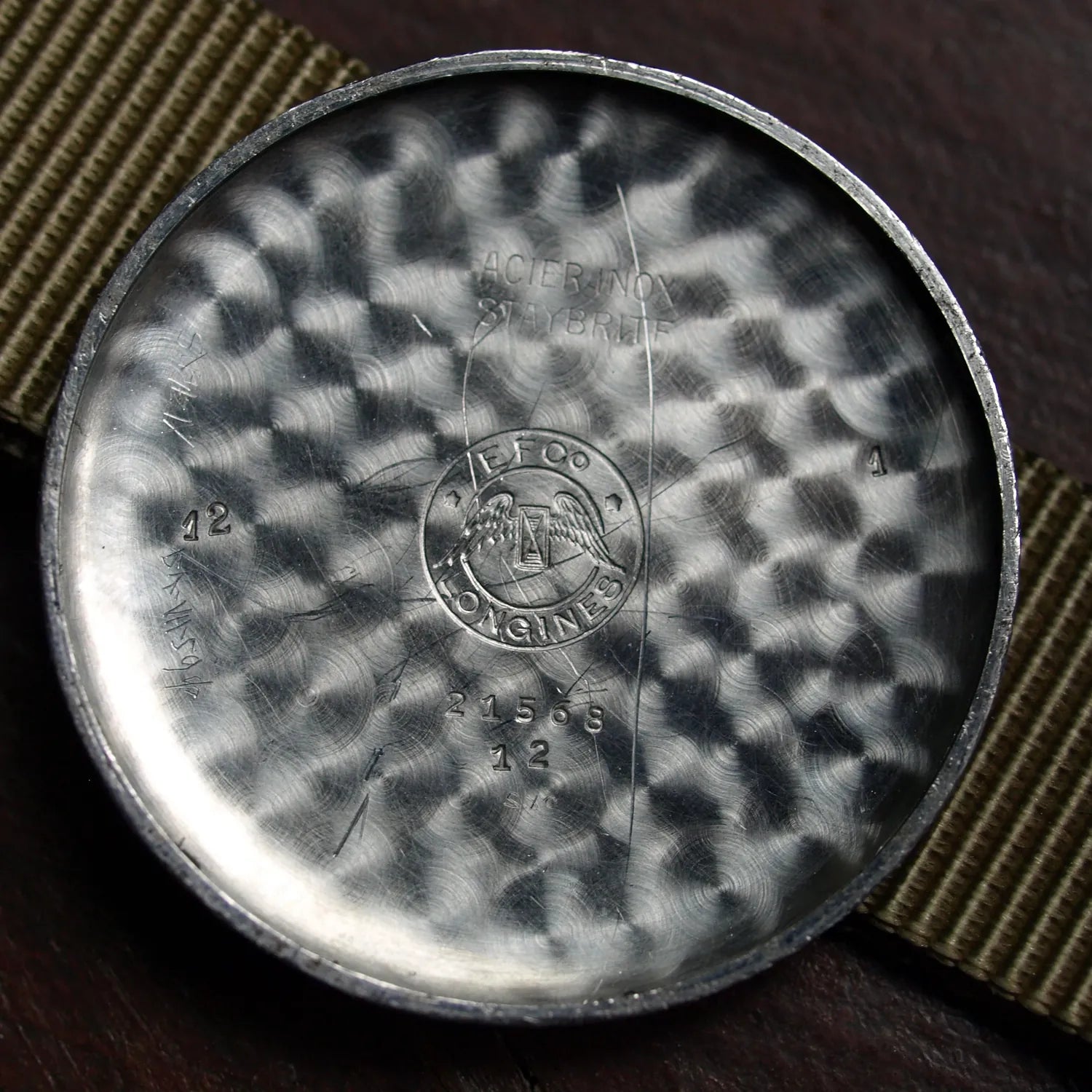 Longines 12.68z Oversize – movement close-up