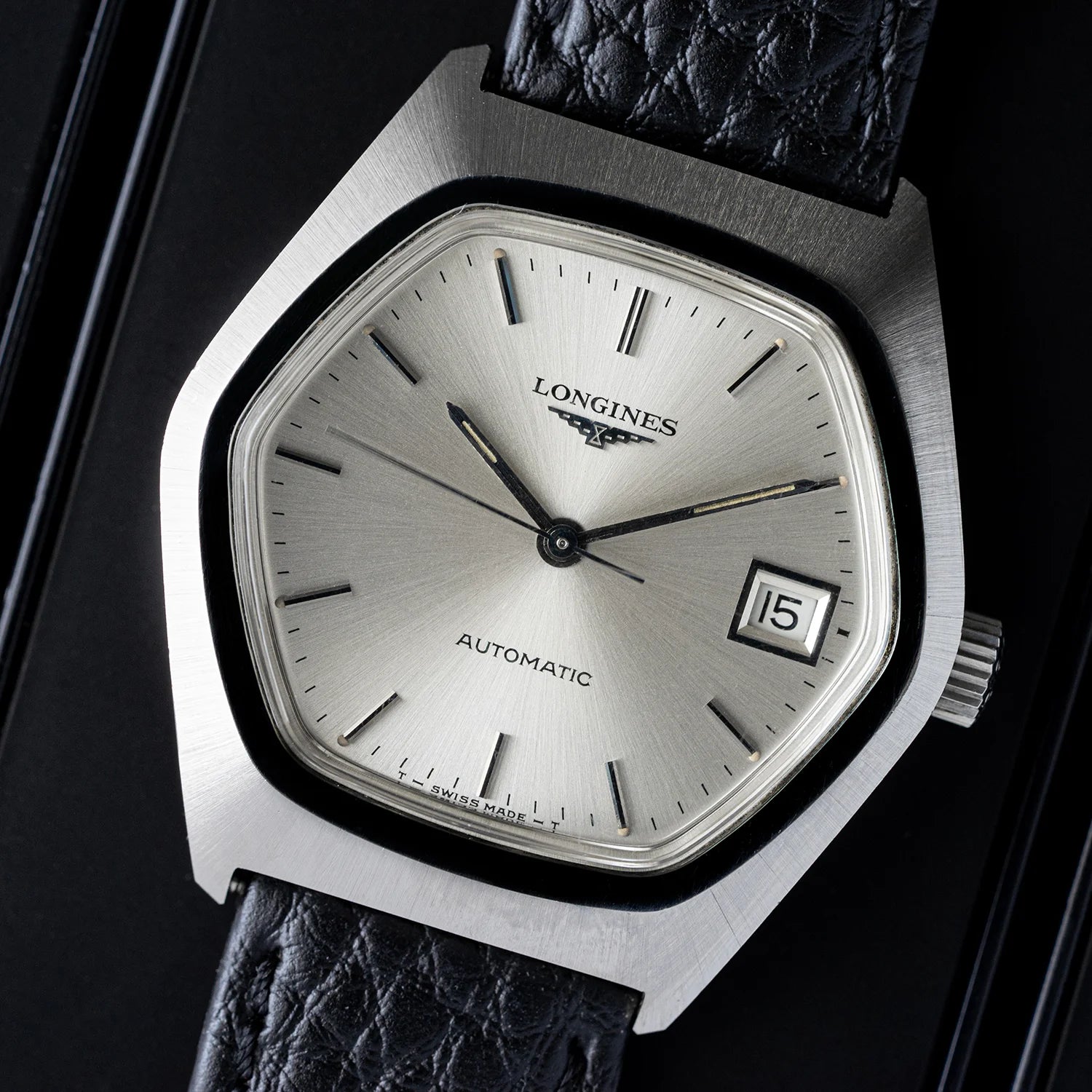 Longines 1595 Hexagonal Cal. 633 Vintage Watch