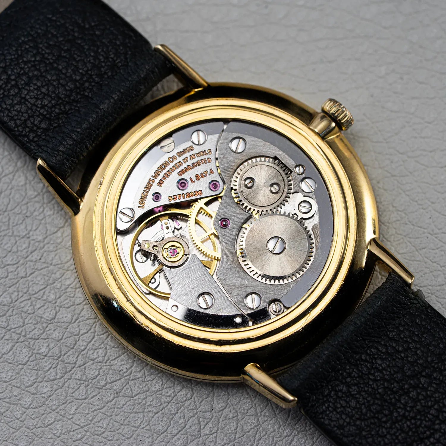 Longines 3609 L847.4 From 1969 – dial close-up