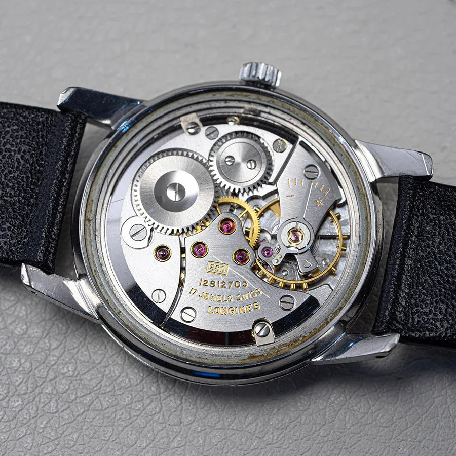 Longines 7272, Cal. 280 Vintage Men's Dress Watch – dial close-up