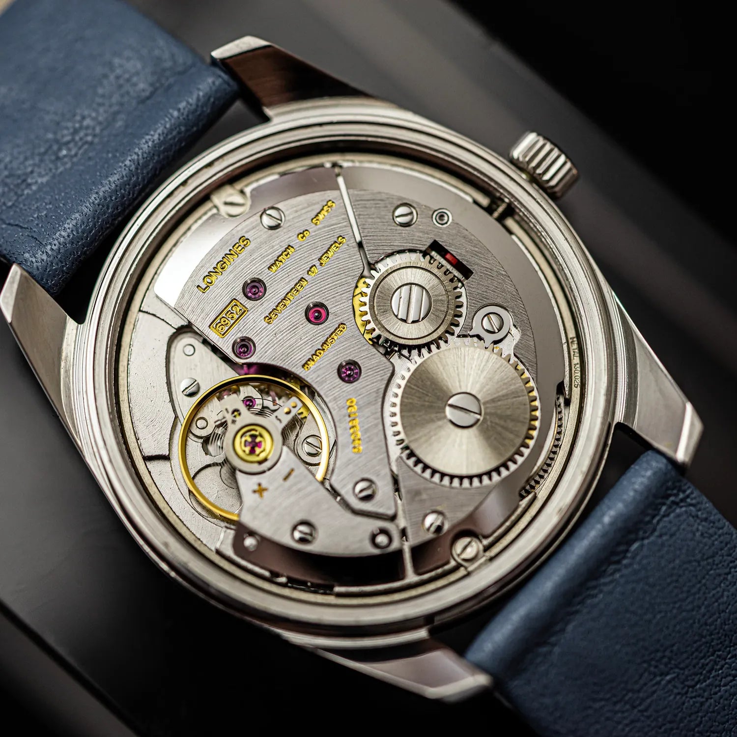 Longines Admiral HF Ref. 2302-3 Cal. 6952 – lug detail
