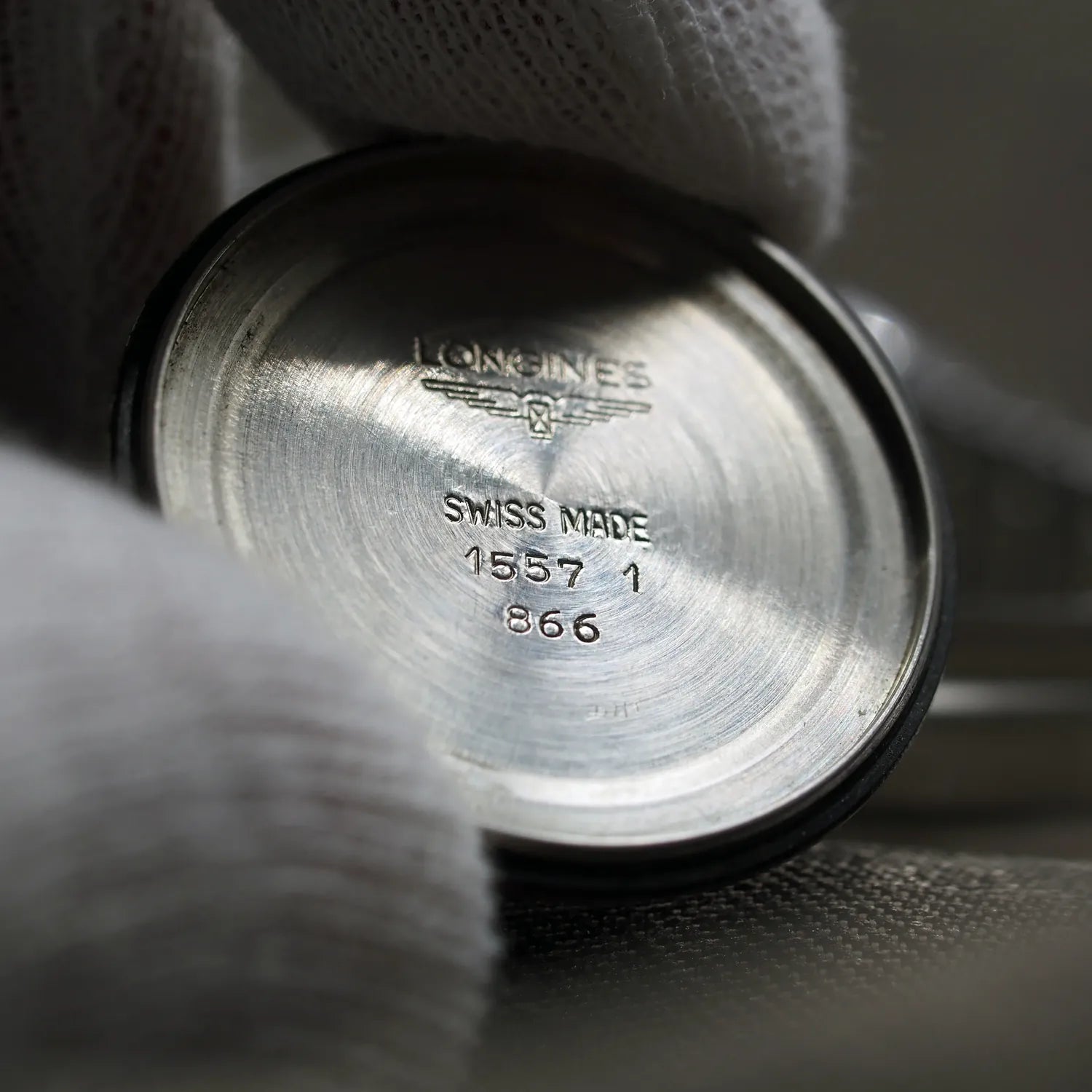 Longines Ref. 1557 1 866, Cal. 6952 – dial macro detail