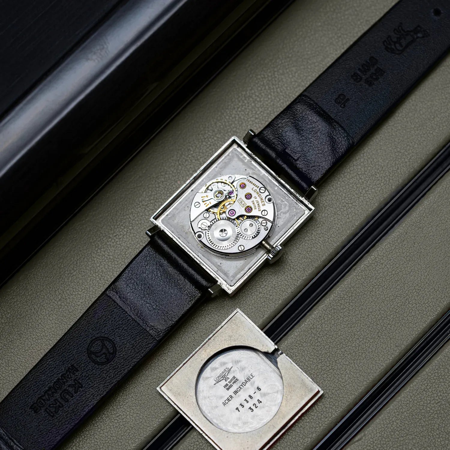 Longines Ref. 7338, Cal. 19.4 – side view