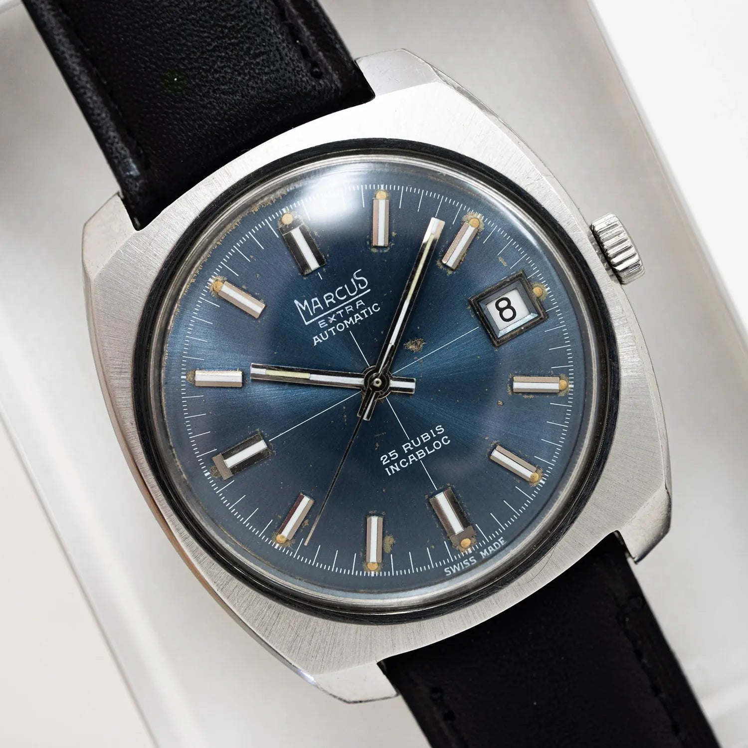 Marcus Extra Automatic Cal. ETA 2472 – front view