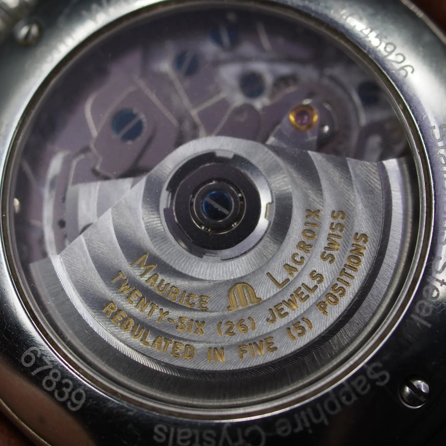 Maurice Lacroix Chronograph Automatic Ref. 67839 – strap detail