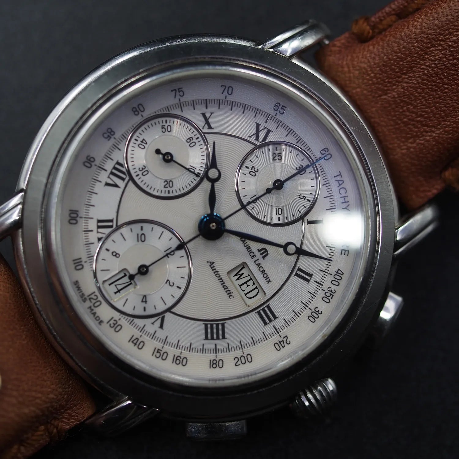 Maurice Lacroix Chronograph Automatic Ref. 67839 – dial macro detail