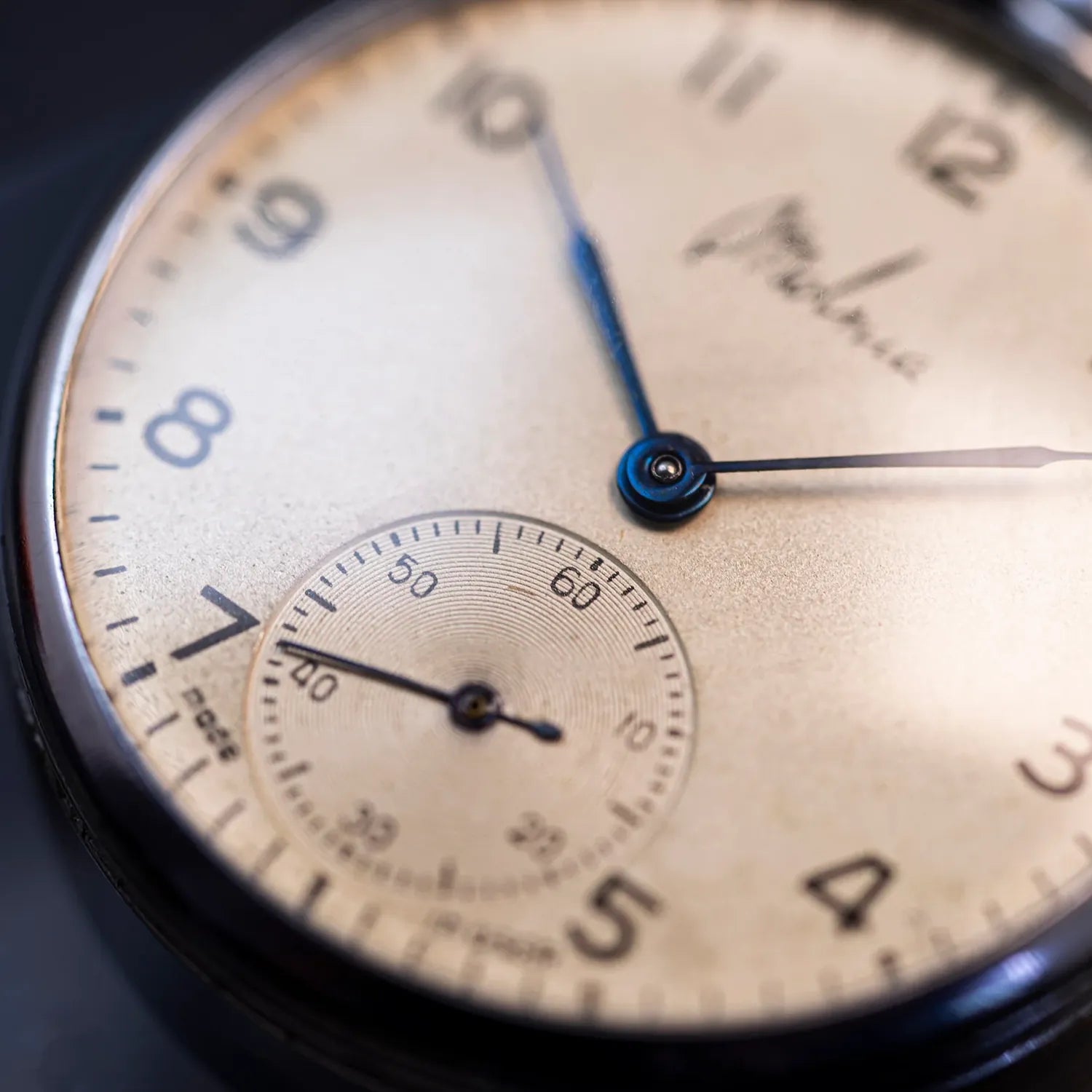Molnia Pocket Watch Cal. 3602 – side view