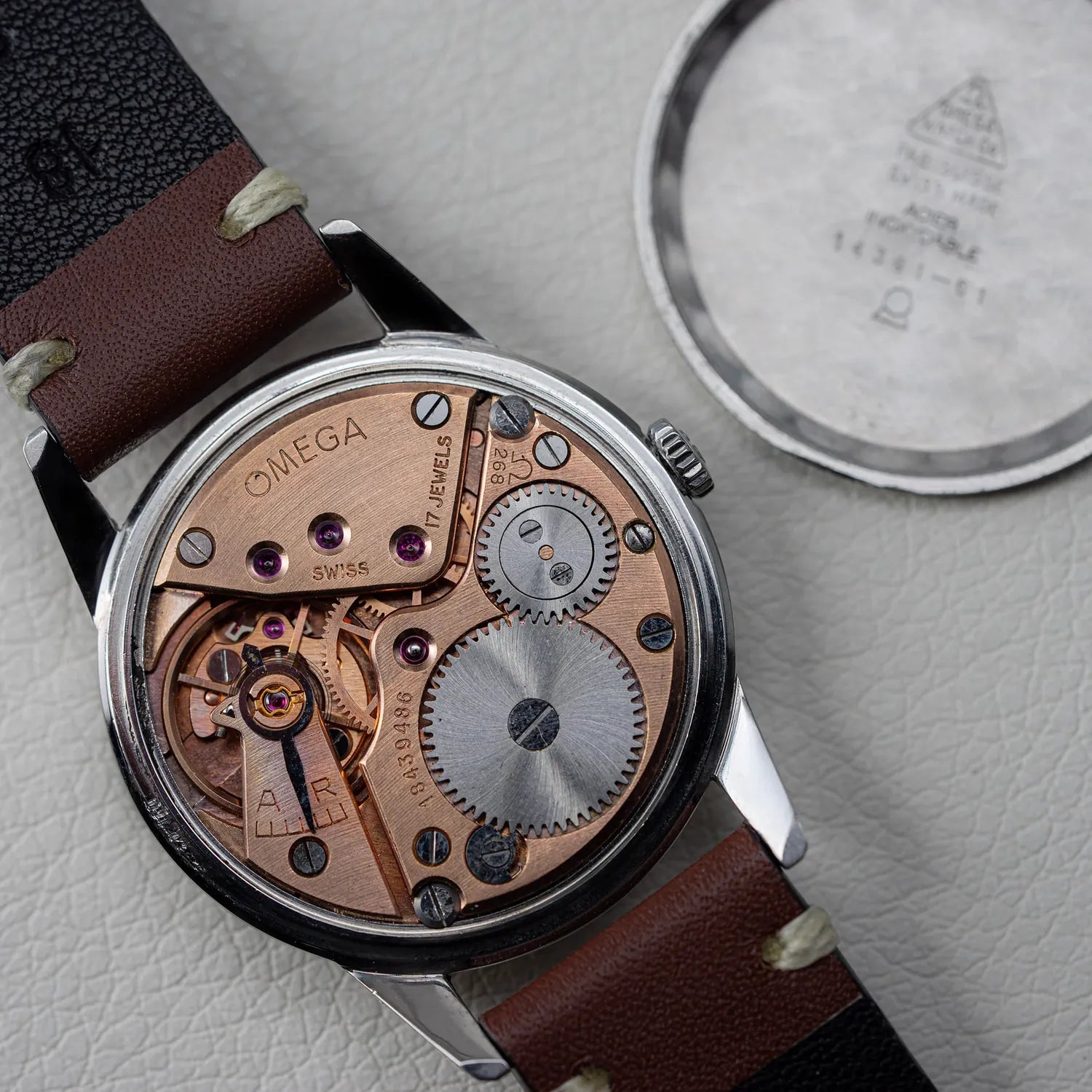 Omega 14391-61 Cal. 268 – dial close-up