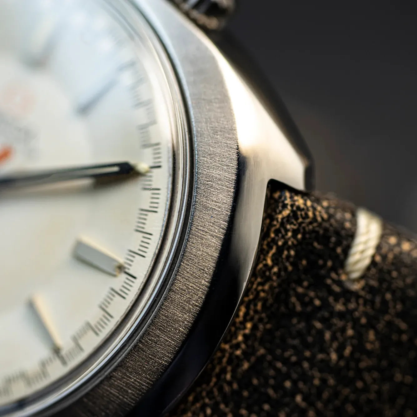 Omega Chronostop 145.010 – dial close-up