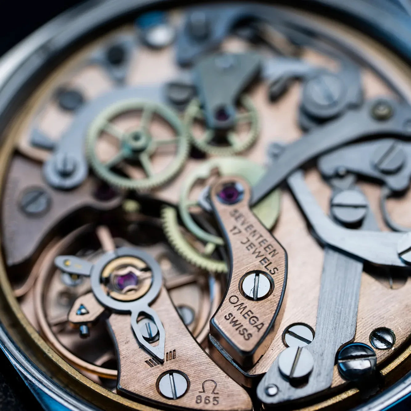 Omega Chronostop 145.010 – clasp detail