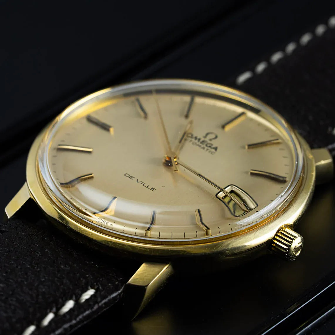 Omega De Ville 166.0134 Cal. 1012 1973 Box and Papers – back case