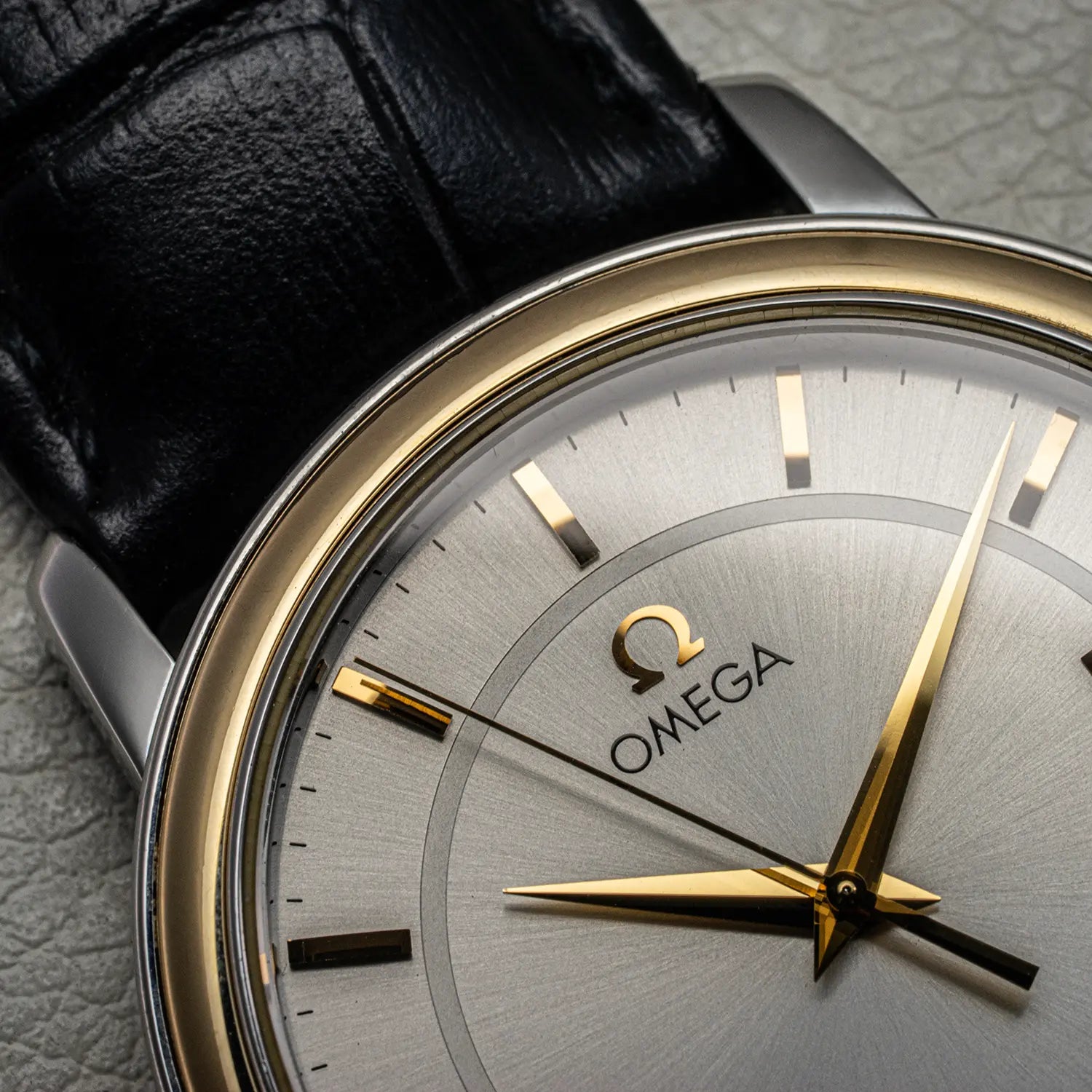 Omega De Ville Prestige, Ref. 196.1150 Dial Close-up