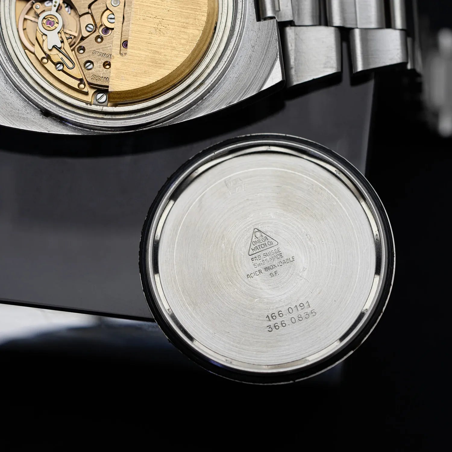 Omega Geneve Automatic Ref. 166.0191 Cal. 1012 – back case