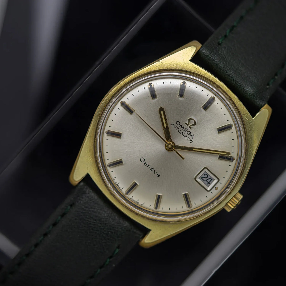 【稼働】OMEGA Geneve 自動巻 166.041 Cal.565 Omega-Geneve-Automatic-Ref.-